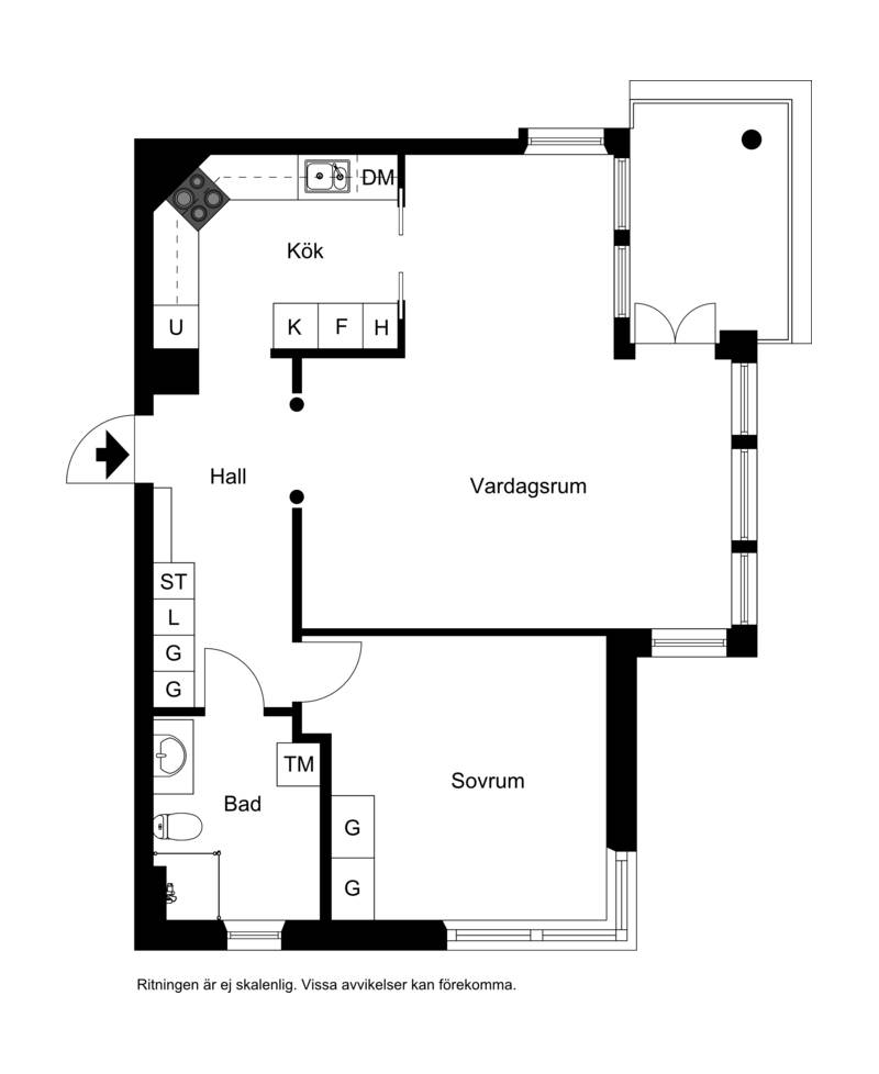 2 rum Lägenhet på Vångavägen 31B Centralt Båstads kommun - bild 22