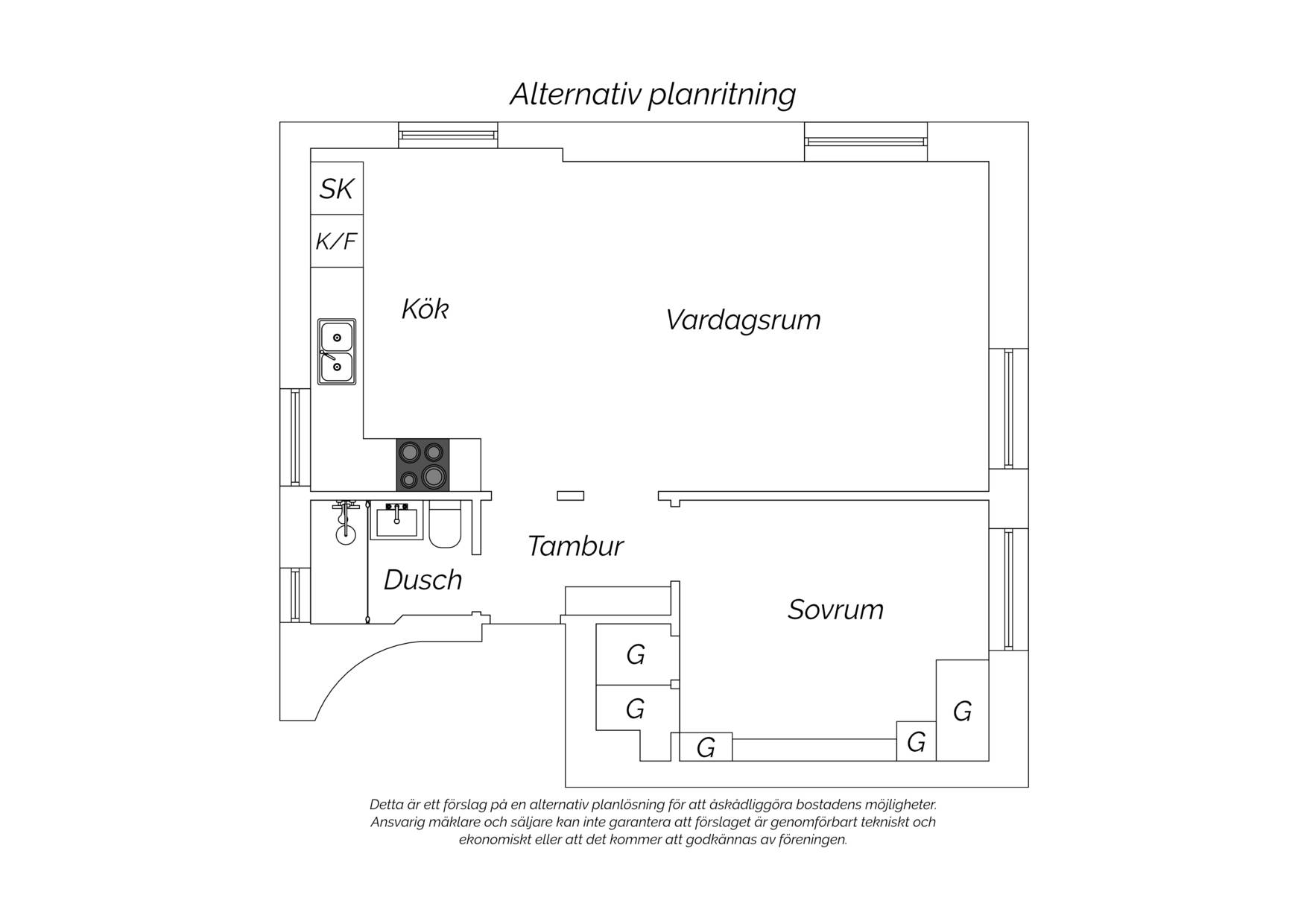 2 rum Lägenhet på Geijersvägen 15 Kungsholmen/Thorildsplan Stockholms kommun - bild 33