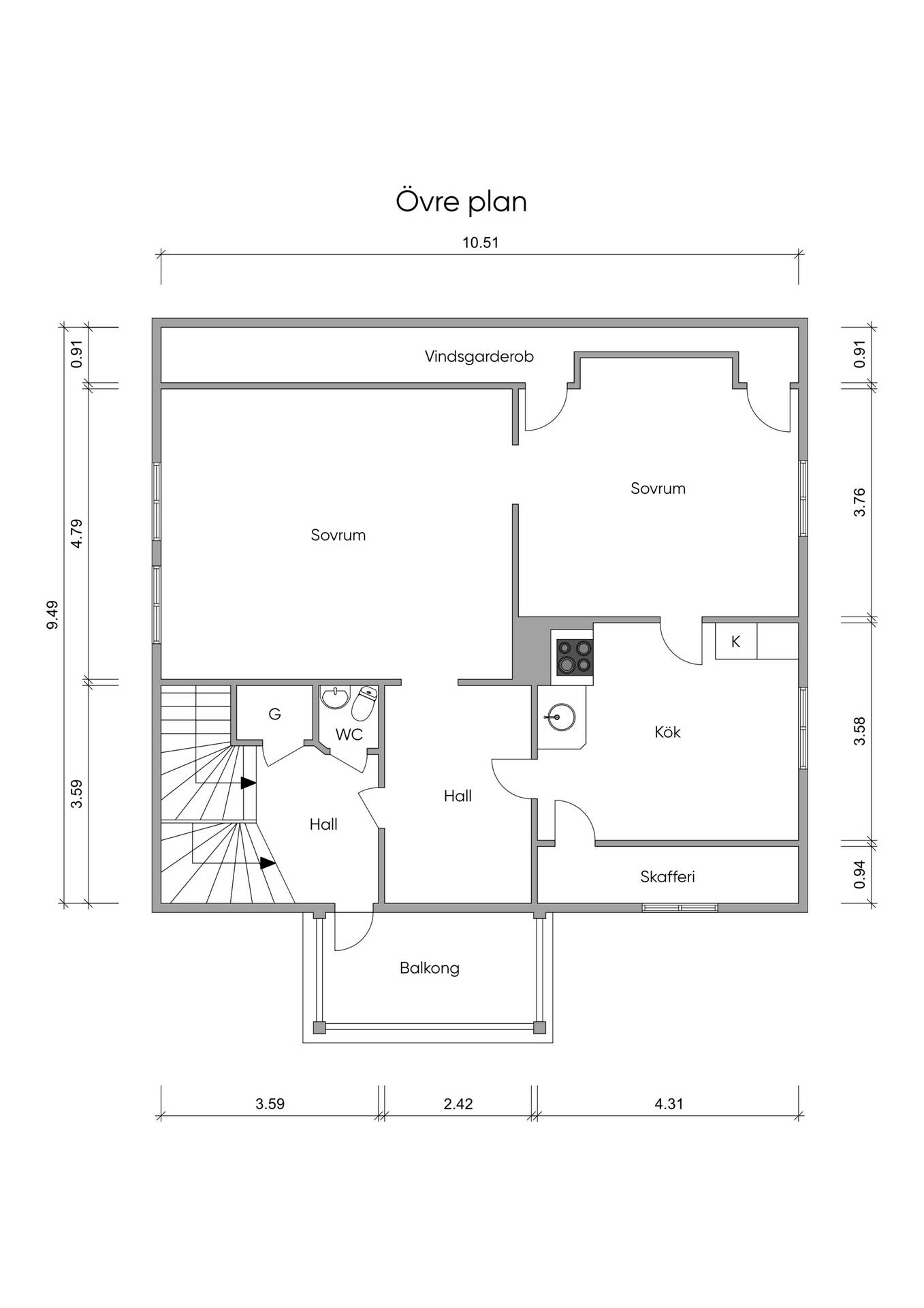 4 rum Villa på Västra Bangatan 12 Åmål Åmåls kommun - bild 21