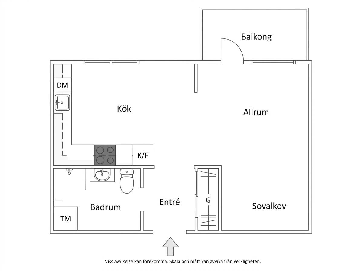 1 rum Lägenhet på Bomansgatan 24B Kristiansborg Västerås kommun - bild 28