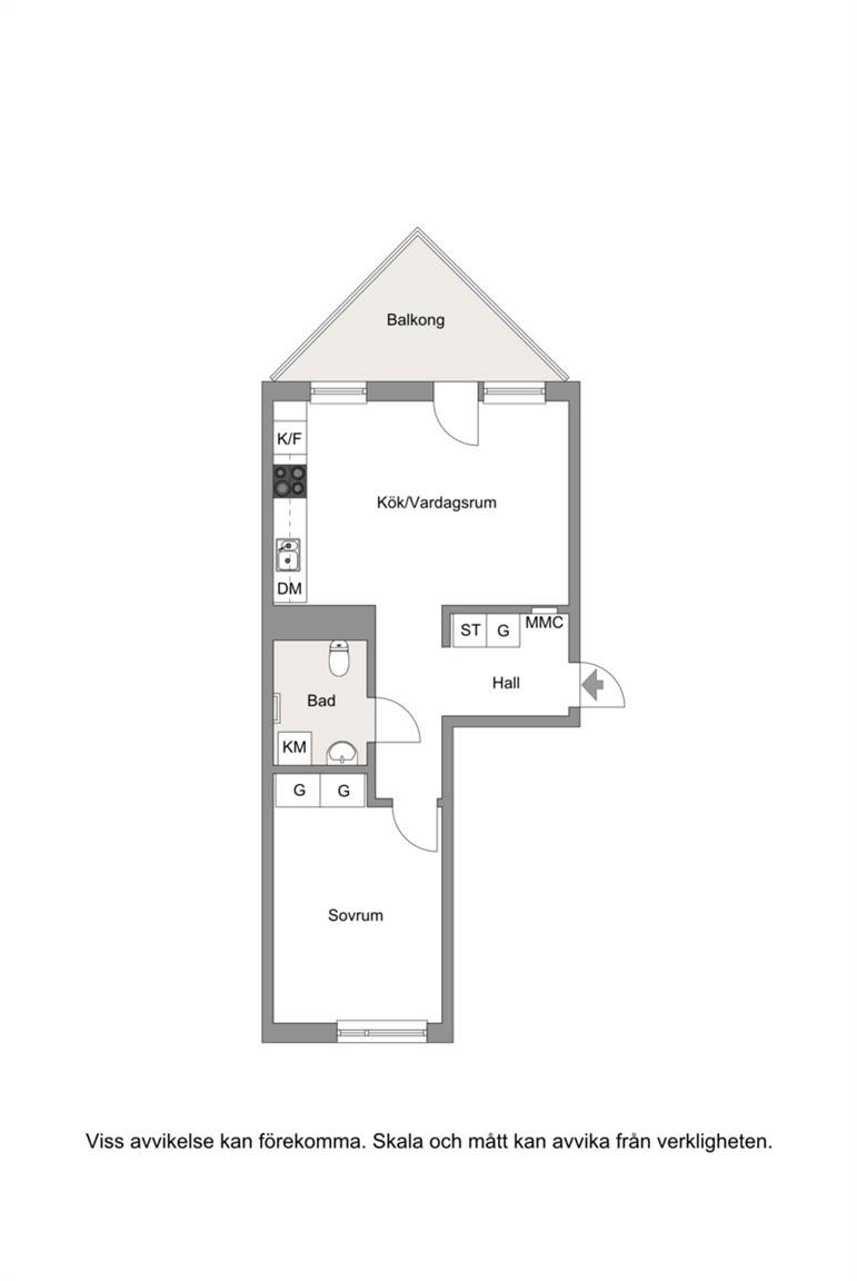 2 rum Lägenhet på Johannesbäcksgatan 99 Sala Backe Uppsala kommun - bild 33