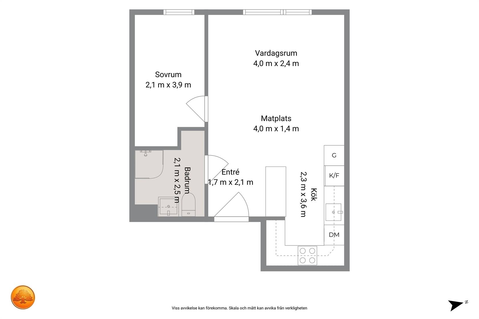 2 rum Lägenhet på Eskilsgatan 1 Strängnäs kommun - bild 17