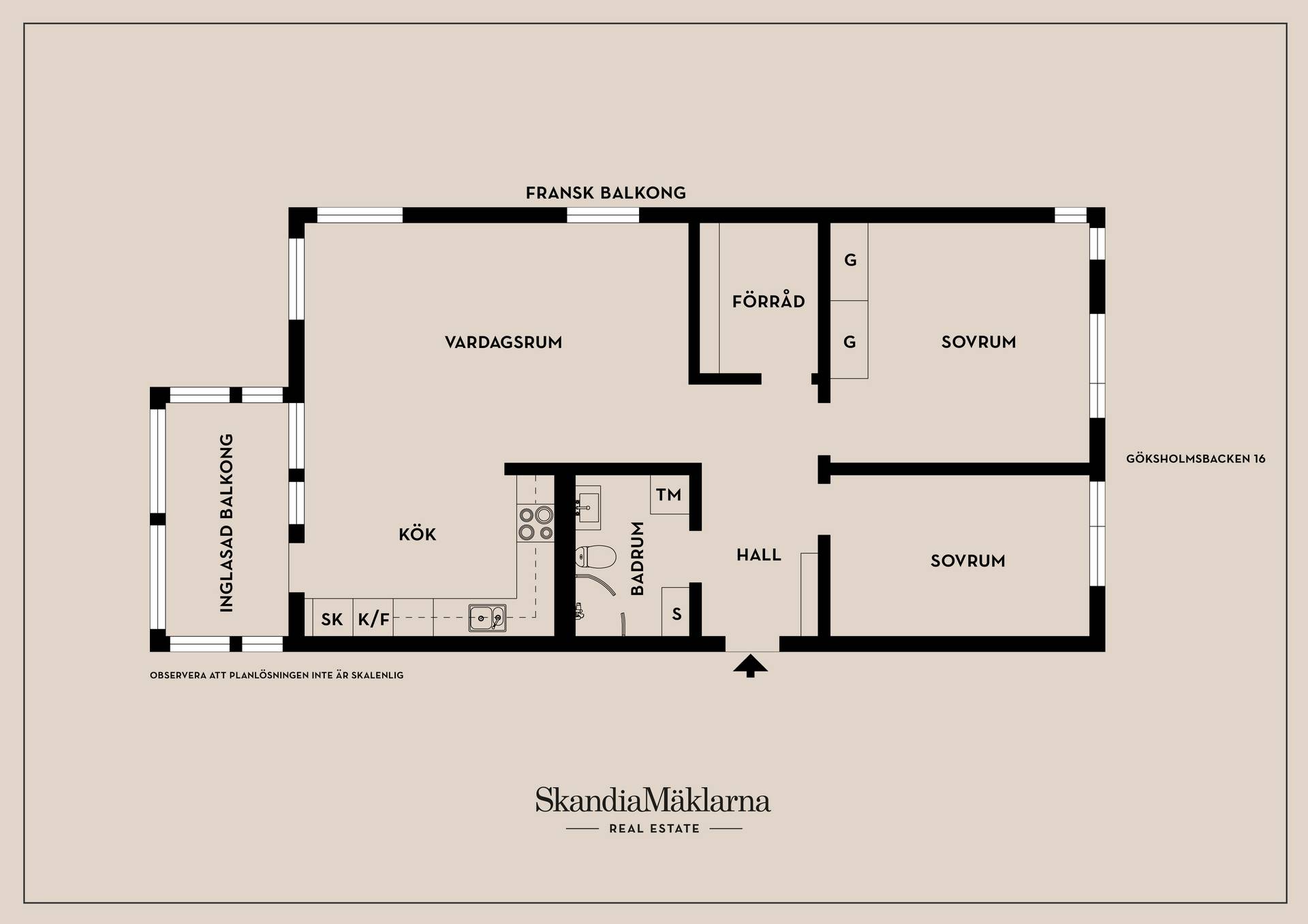 3 rum Lägenhet på Göksholmsbacken 16 Hagsätra Stockholms kommun - bild 6