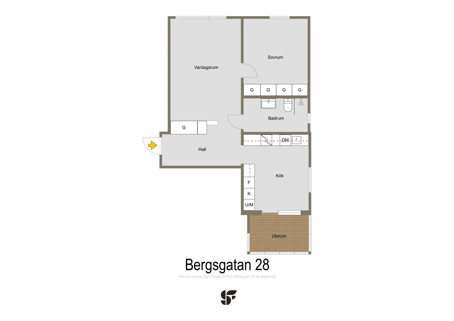 2 rum Lägenhet på Bergsgatan 28 Frösön Östersunds kommun - bild 25