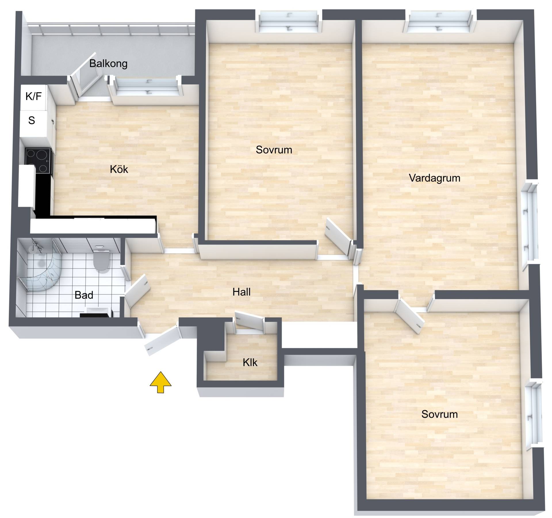 3 rum Lägenhet på Viktor Rydbergsgatan 40 Uppsala Uppsala kommun - bild 21