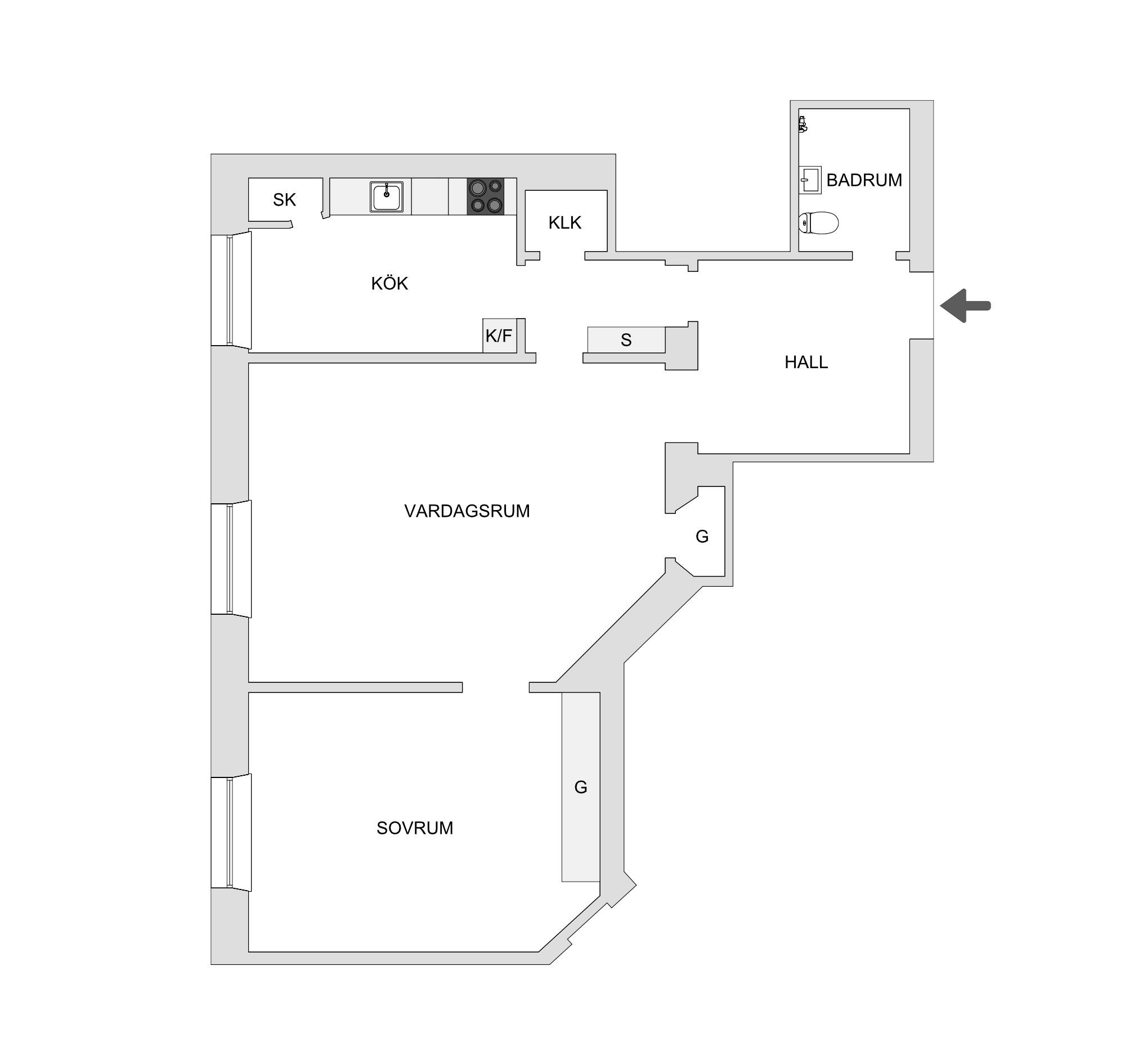 2 rum Lägenhet på Sveavägen 83, 2 tr Vasastan Odenplan Stockholms kommun - bild 14
