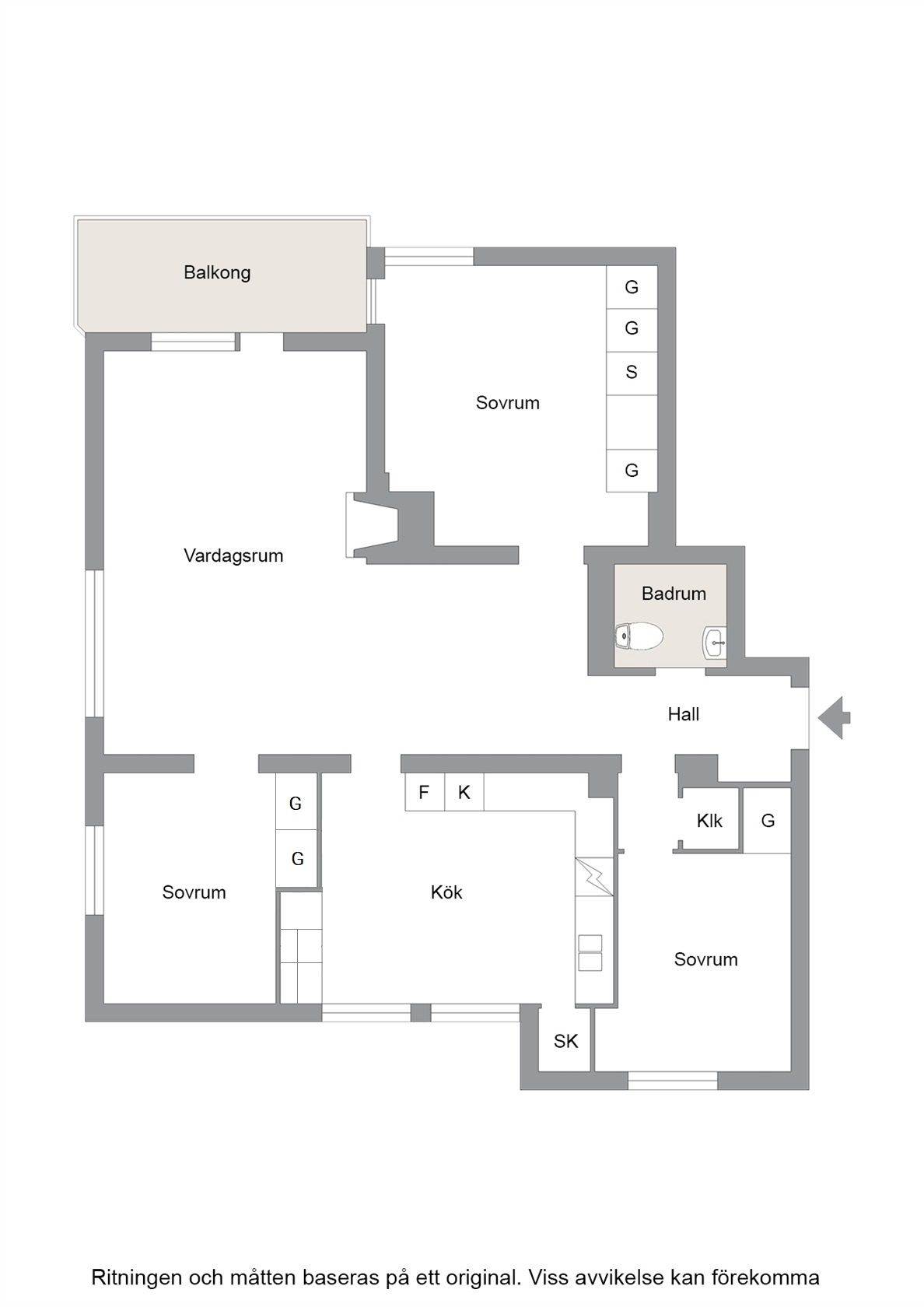 4 rum Lägenhet på Storgatan 51B Centralt Örnsköldsvik Örnsköldsviks kommun - bild 33