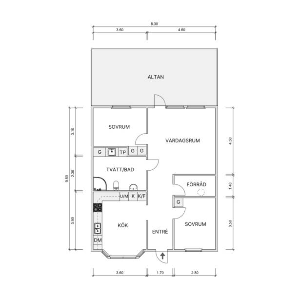 3 rum Lägenhet på Paviljonggatan 7B Örkelljunga - centrum Örkelljunga kommun - bild 16