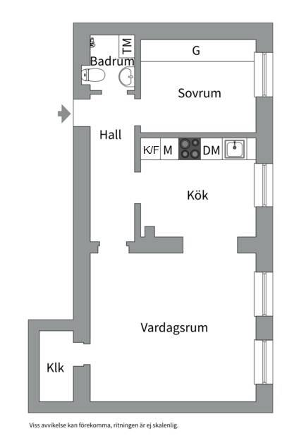 2 rum Lägenhet på Kronobergsgatan 5 Kungsholmen Stockholms kommun - bild 26