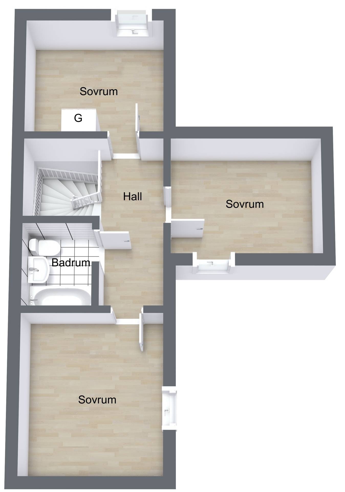 5 rum Radhus på Lärksoppsgatan 106 Bergvreten Enköpings kommun - bild 46