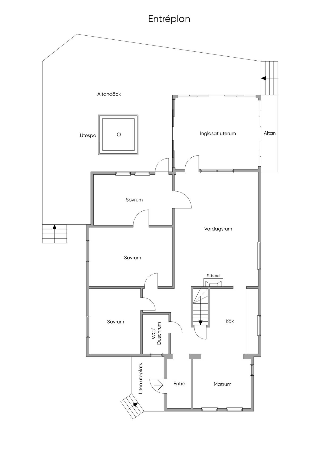 4 rum Villa på Silkeborgsgatan 3 Tegelviken Kalmar kommun - bild 30