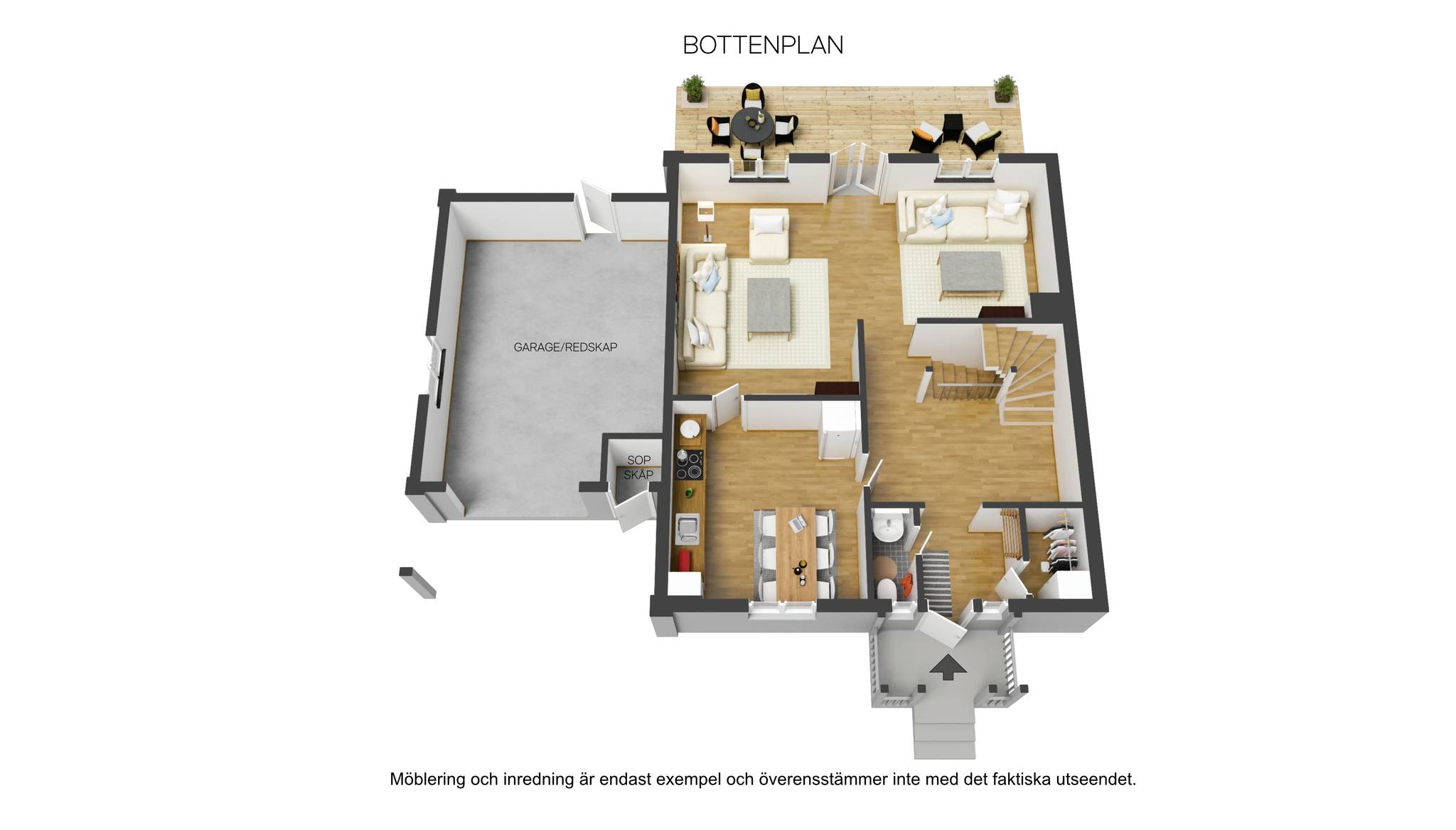 5 rum Parhus på Långgatan 4B Teg / Söderslätt Umeå kommun - bild 45