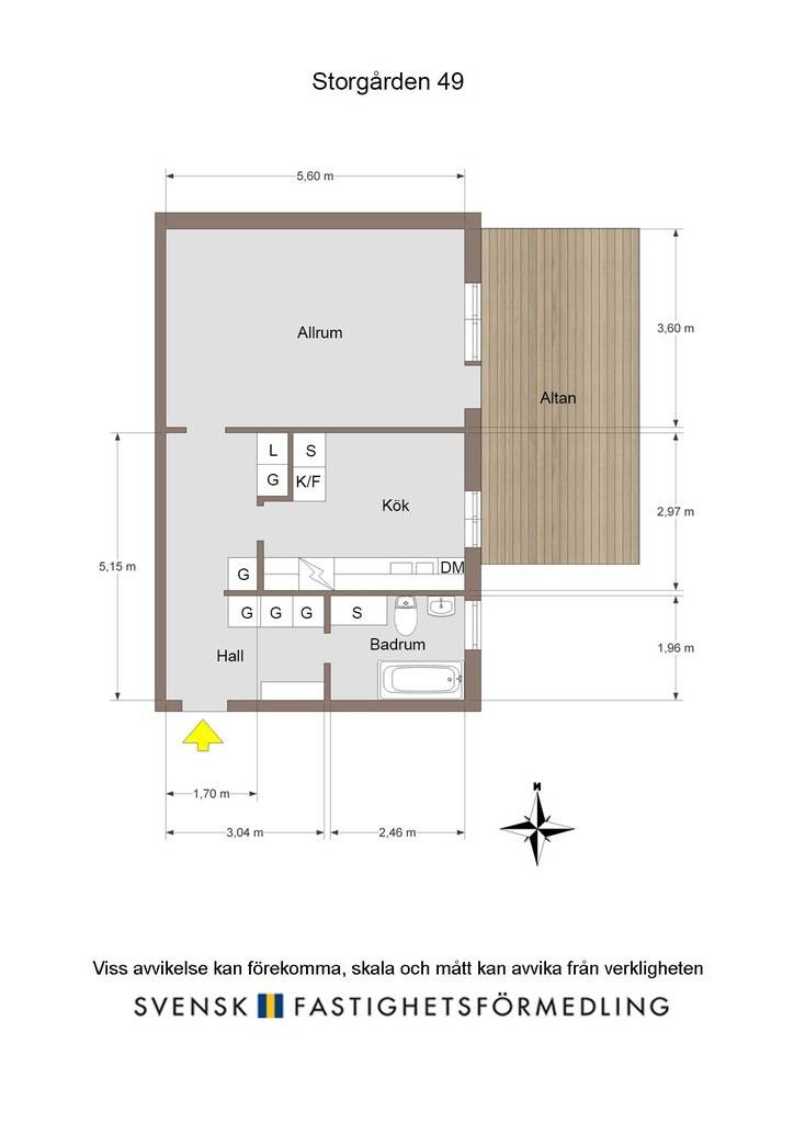 1 rum Lägenhet på Storgården 49 Skäggetorp Linköpings kommun - bild 11