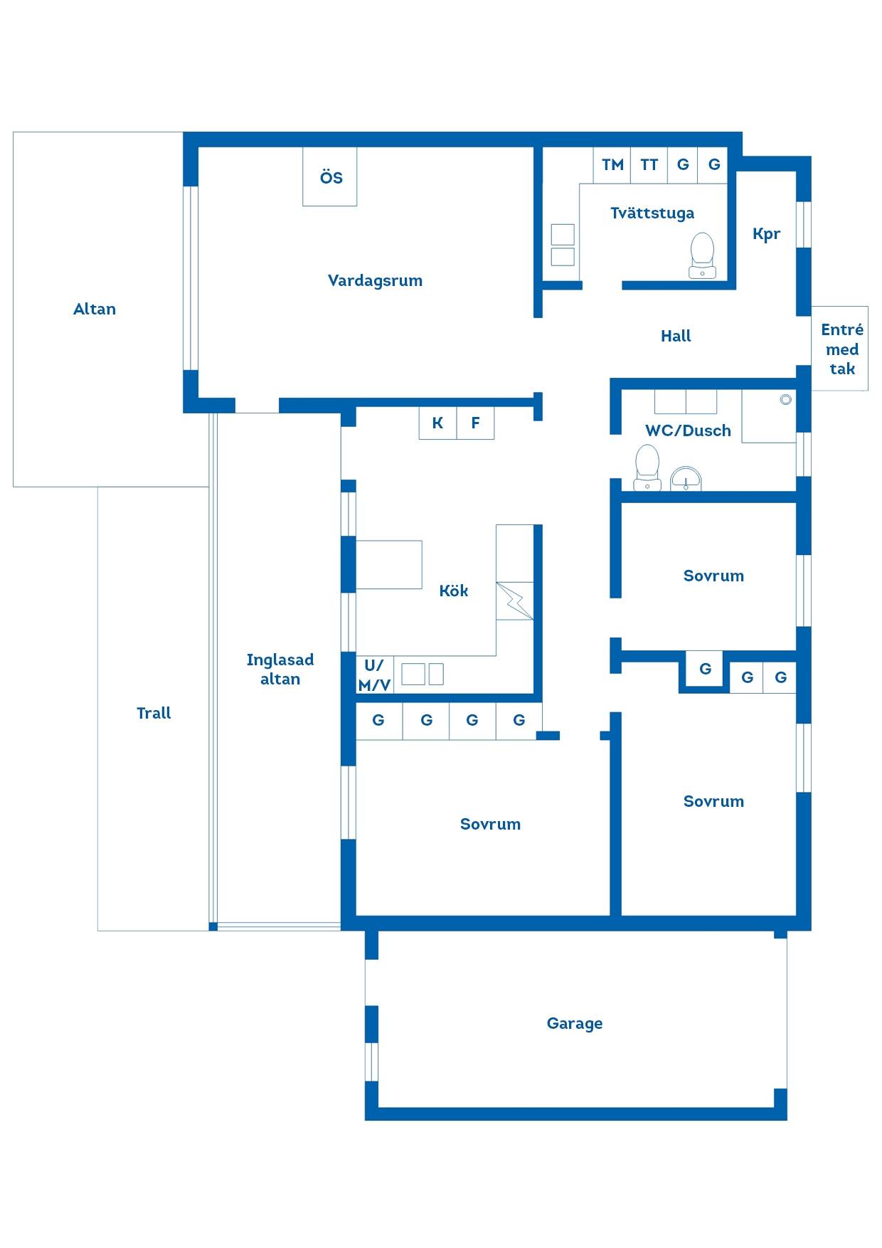 4 rum Radhus på Vallarstigen 21A Stigslund Gävle kommun - bild 40