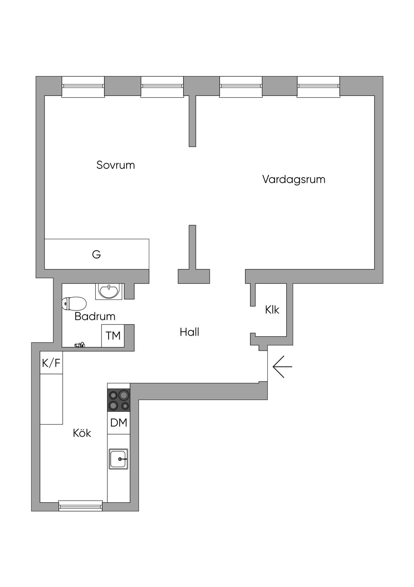 2 rum Lägenhet på Celsiusgatan 3A Rörsjöstaden Malmö kommun - bild 24