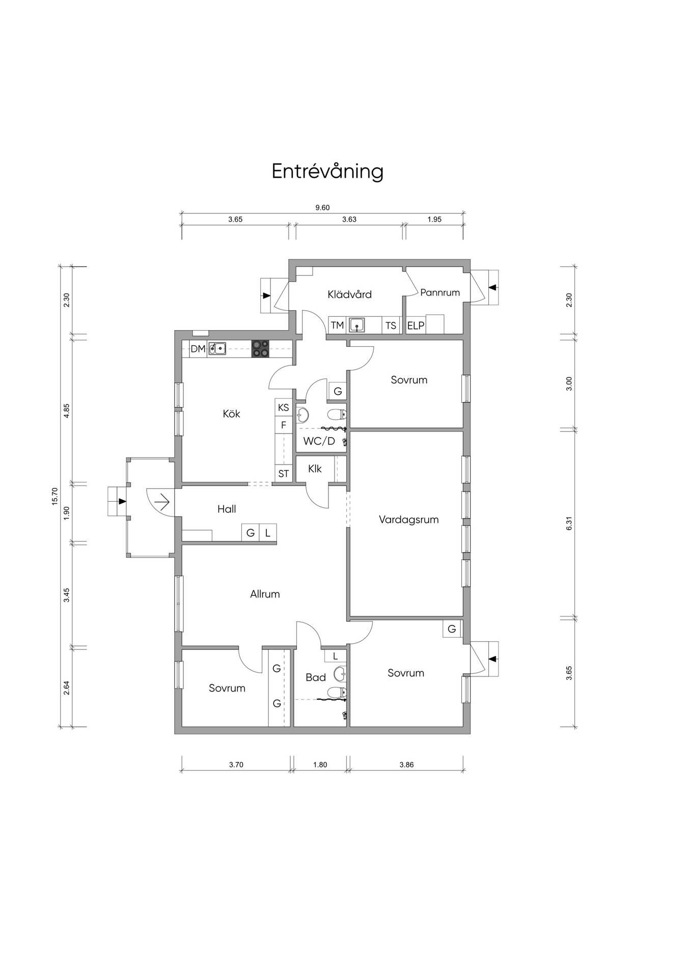 5 rum Villa på Svenskbyvägen 3 Holmsund Umeå kommun - bild 29