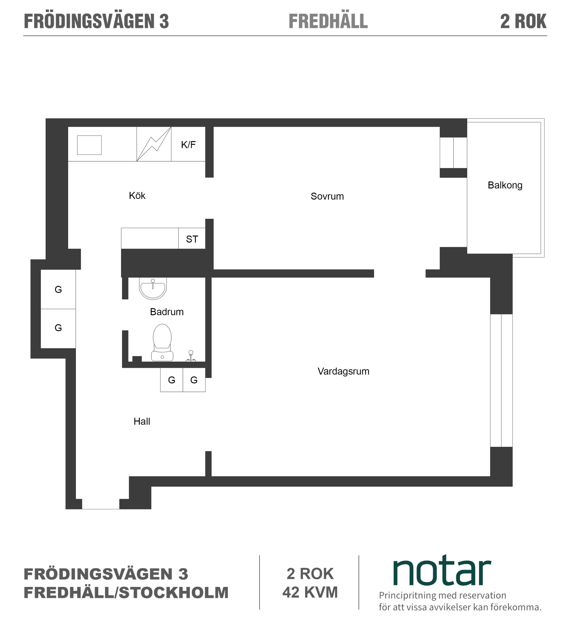 2 rum Lägenhet på Frödingsvägen 3, 3tr Kungsholmen - Fredhäll Stockholms kommun - bild 21