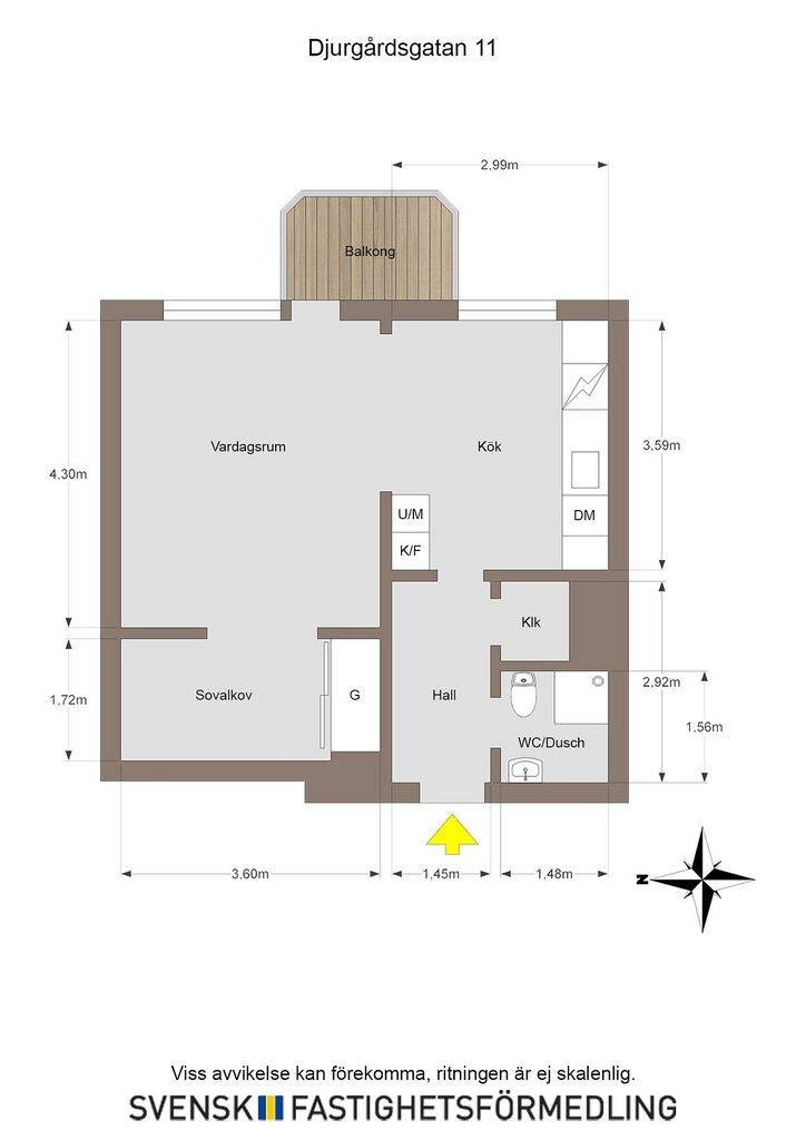 1.5 rum Lägenhet på Djurgårdsgatan 11 Centralt Linköpings kommun - bild 19