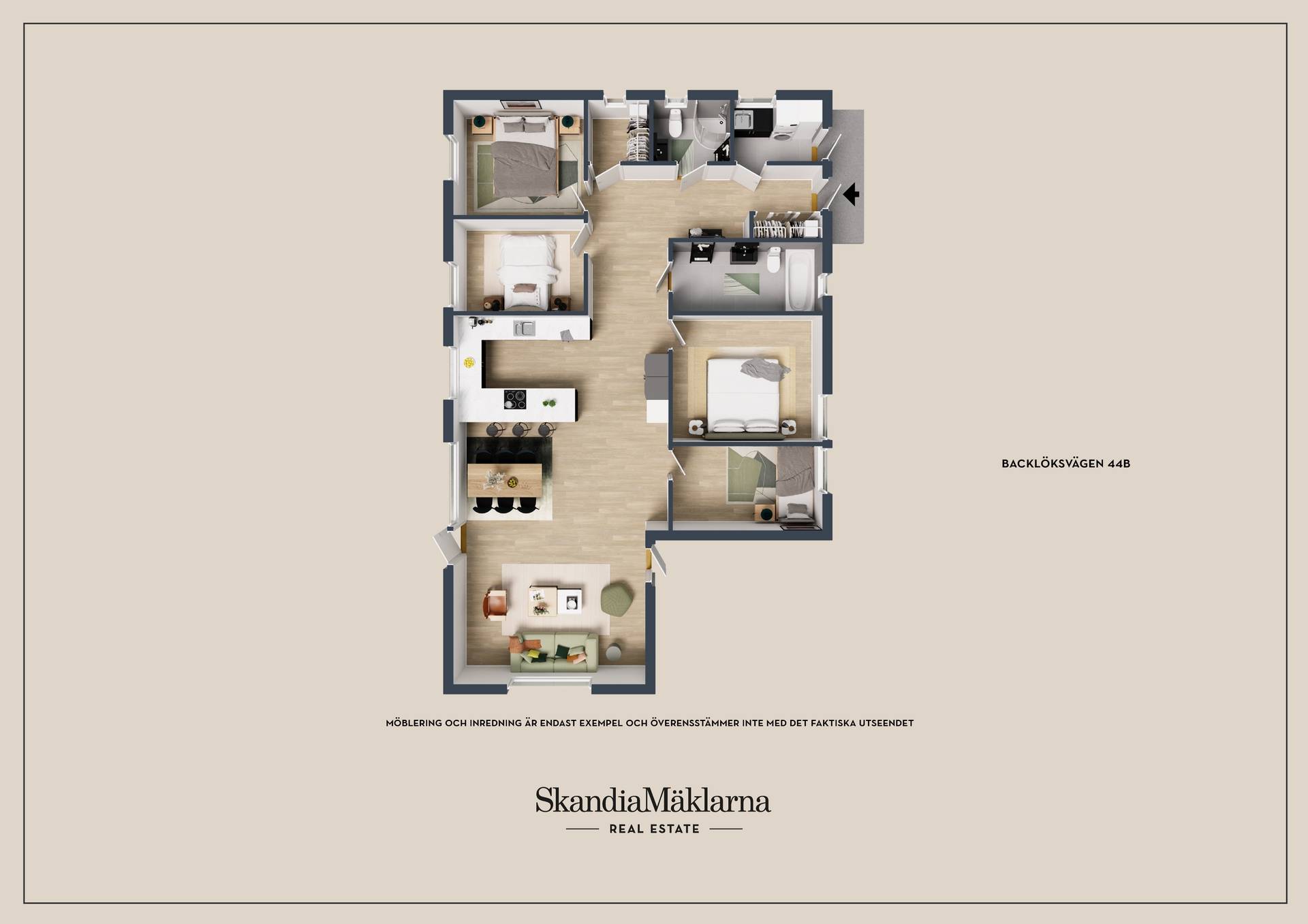 5 rum Villa på Backlöksvägen 44B Hässelby Norra Villastad Stockholms kommun - bild 27