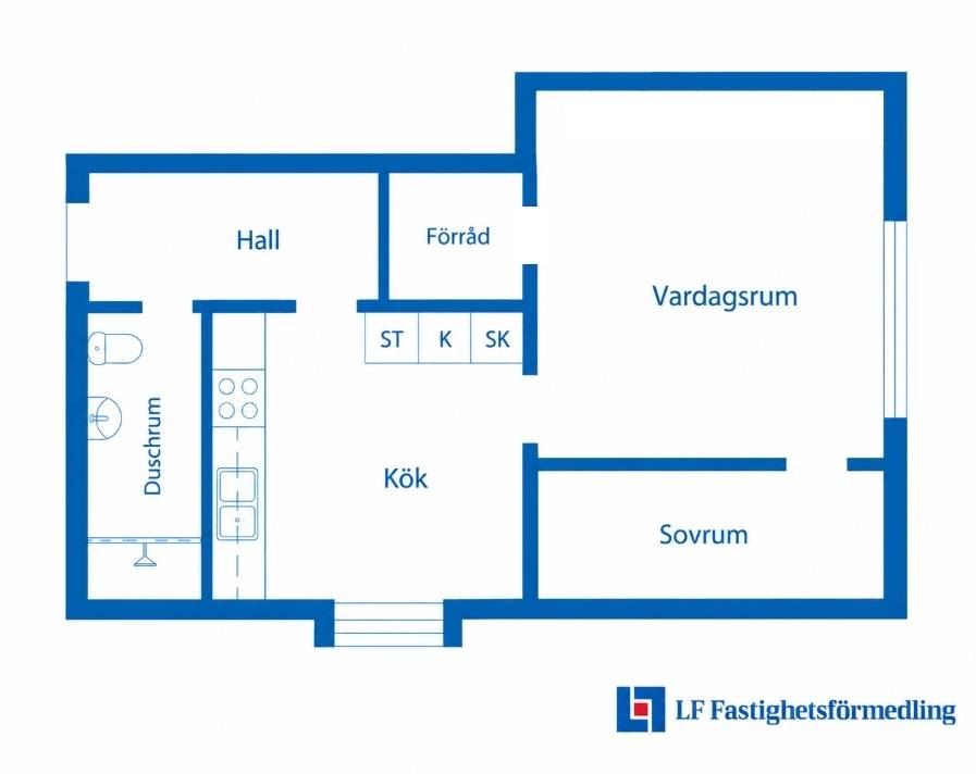 2 rum Lägenhet på Gamlebovägen 5B Hallstavik Norrtälje kommun - bild 21