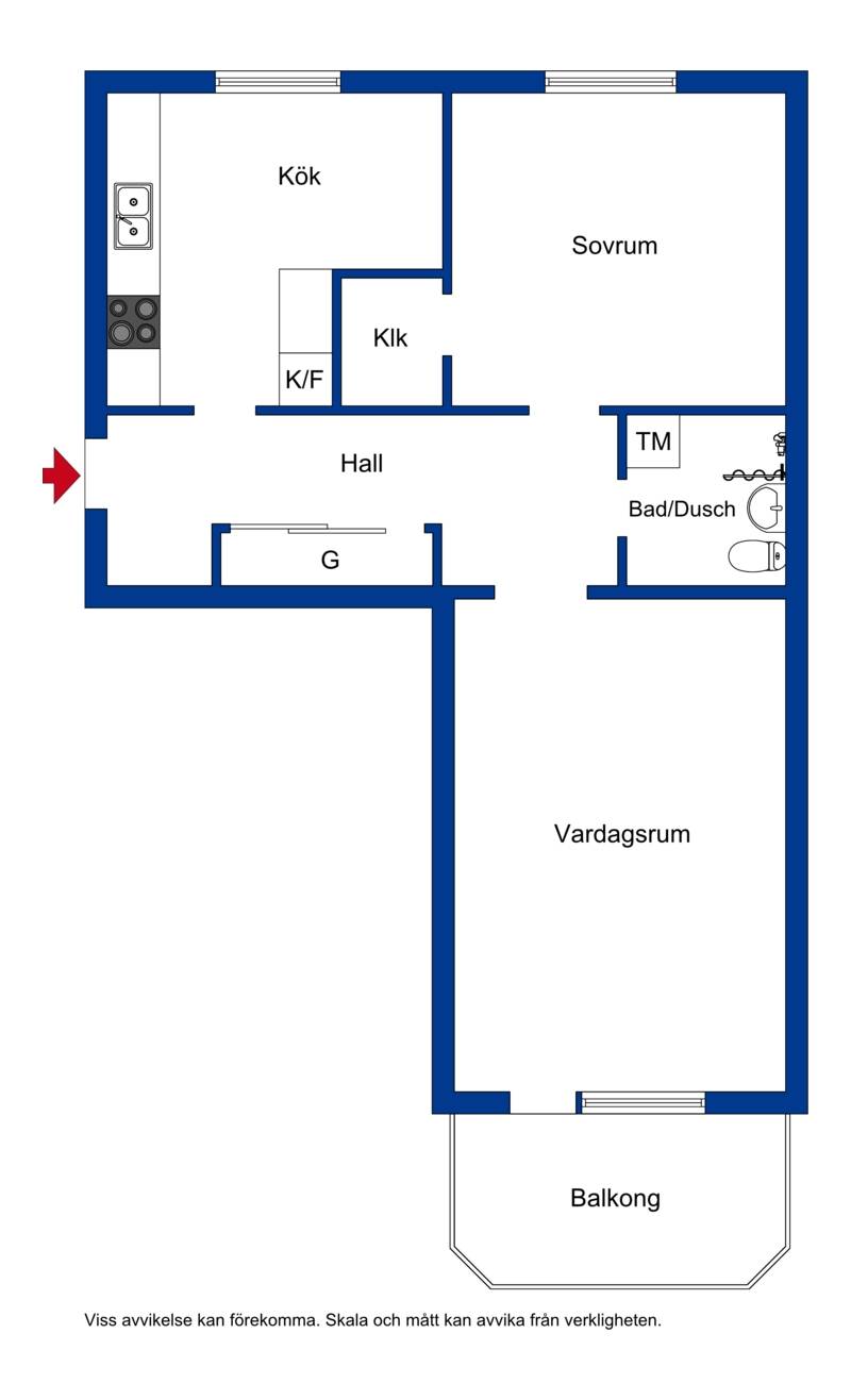 2 rum Lägenhet på Murargatan 5 SALABACKE Uppsala kommun - bild 21