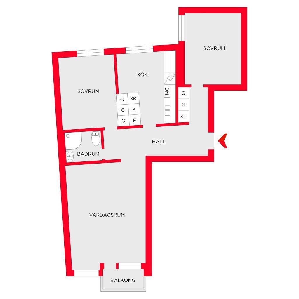 3 rum Lägenhet på Skogshyddegatan 33 Alideberg Borås kommun - bild 16