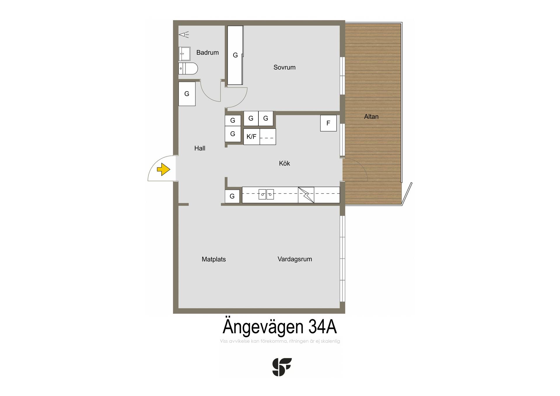 2 rum Lägenhet på Ängevägen 34A Brunflo Östersunds kommun - bild 24