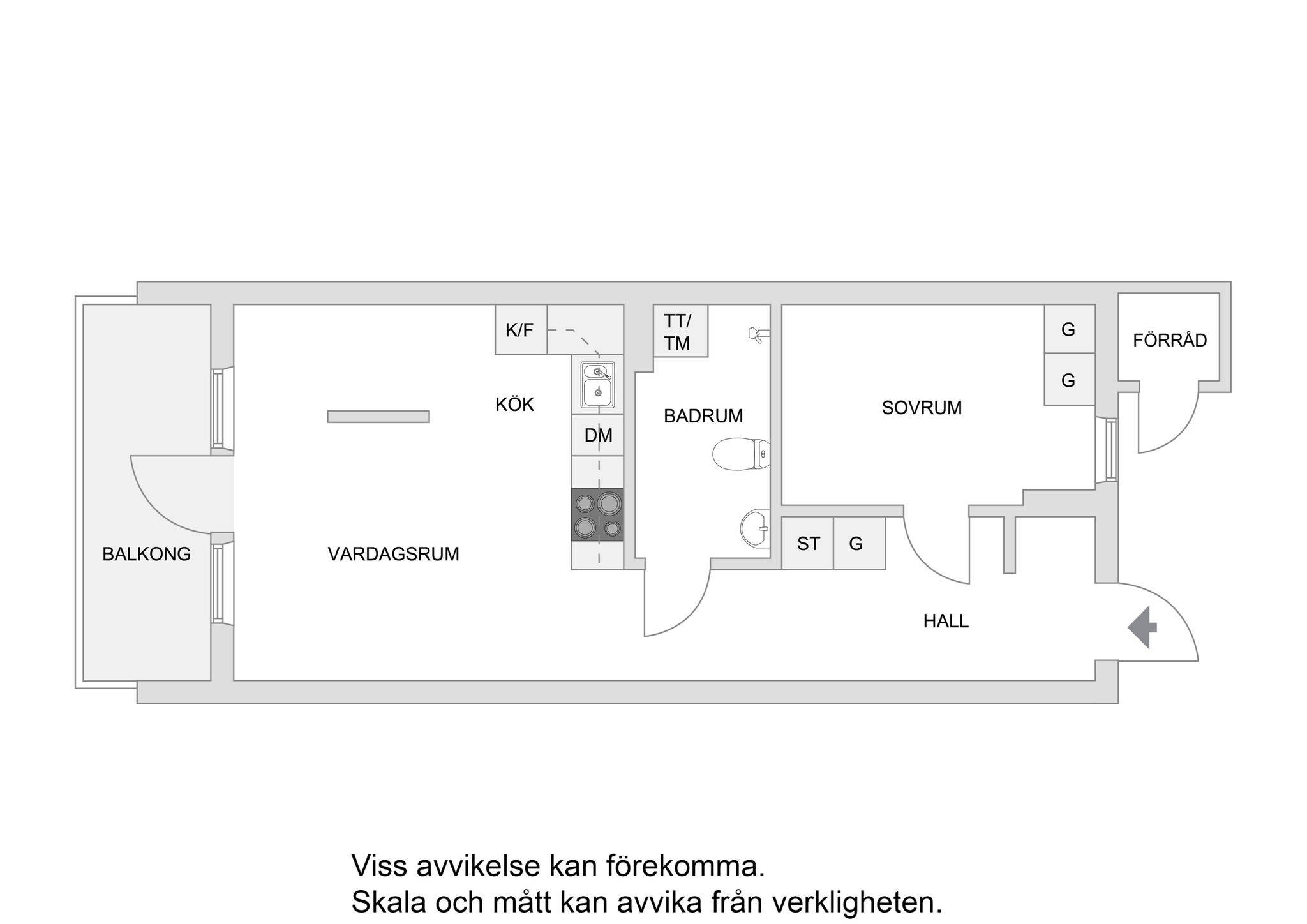 2 rum Lägenhet på Blomsterkungsvägen 116D, 1 tr Hässelby Norra Villastad Stockholms kommun - bild 19