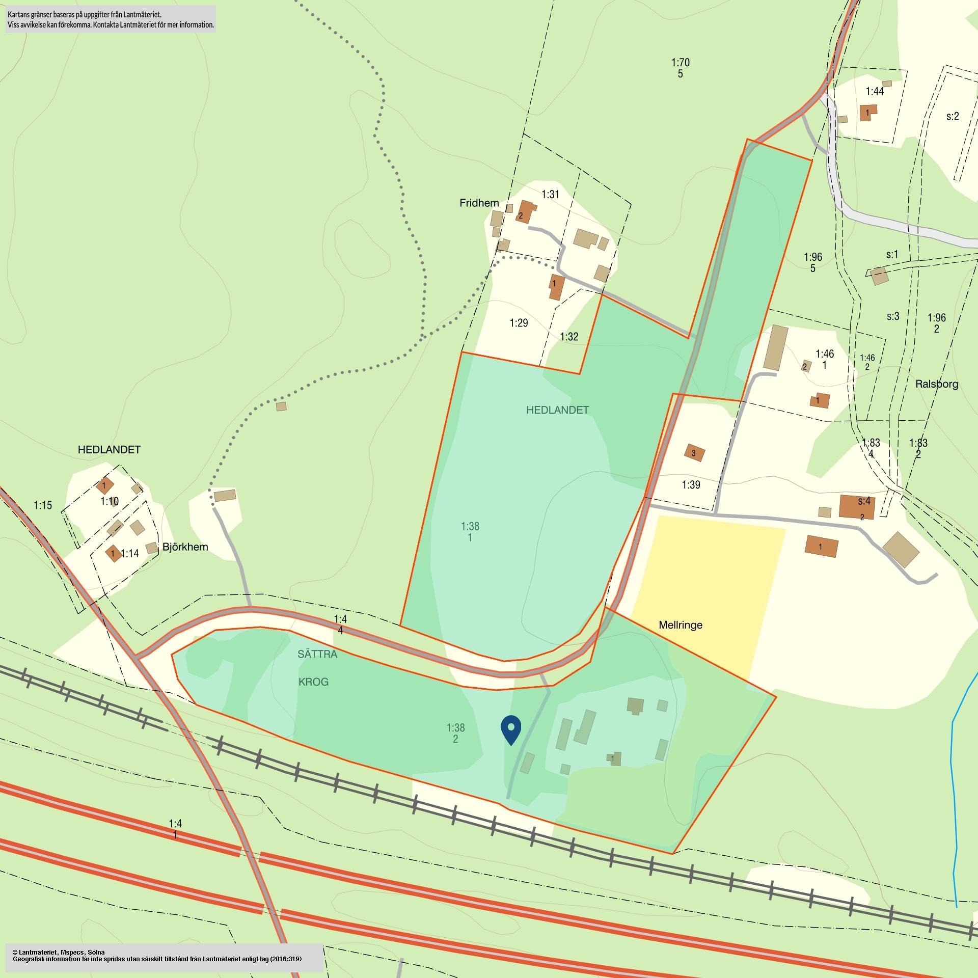 5 rum Gård/skog på Mellringe gård 1 Läggesta/Hedlandet Mariefred Strängnäs kommun - bild 73