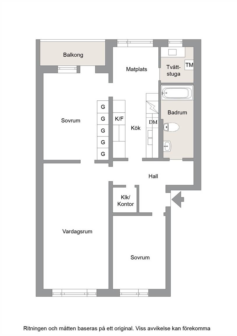 3 rum Lägenhet på Rosenhagavägen 14A Rosenhaga Skövde kommun - bild 19