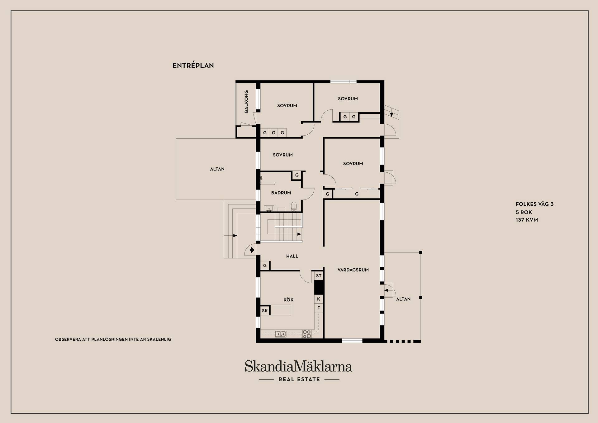 5 rum Villa på Folkes väg 3 Ulricehamns kommun - bild 32