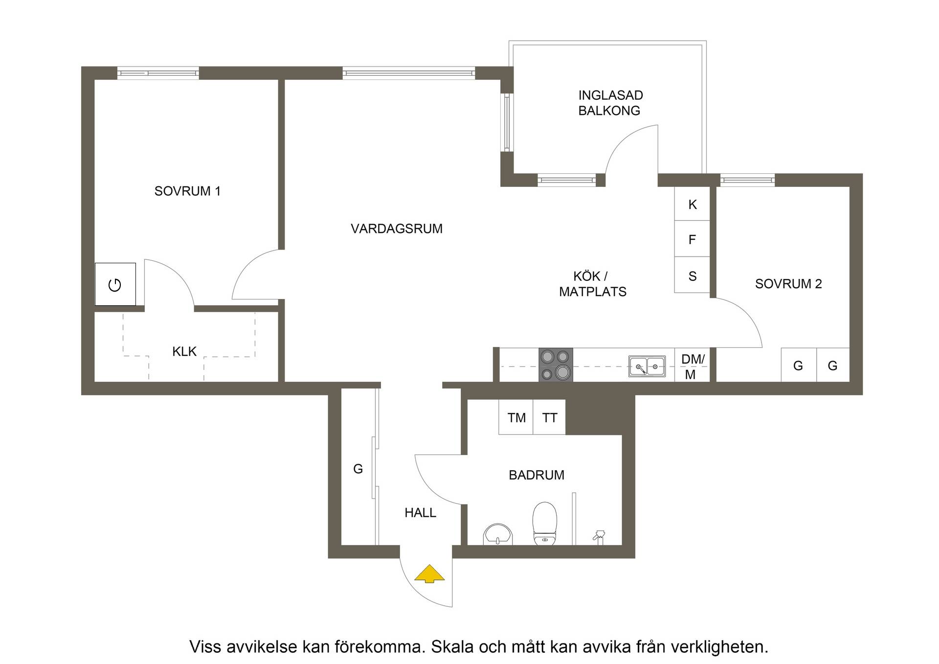 3 rum Lägenhet på Maskinistvägen 1 Bolinder Strand Järfälla kommun - bild 24