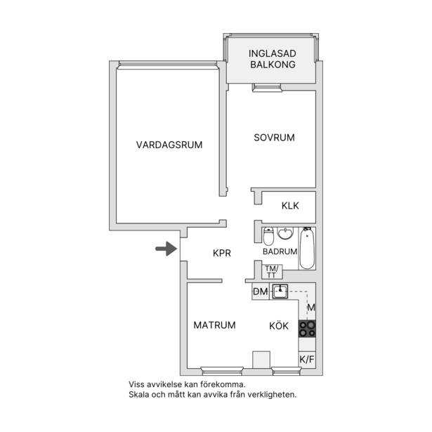 2 rum Lägenhet på Volontärsgatan 6B Västra Berga Helsingborgs kommun - bild 19