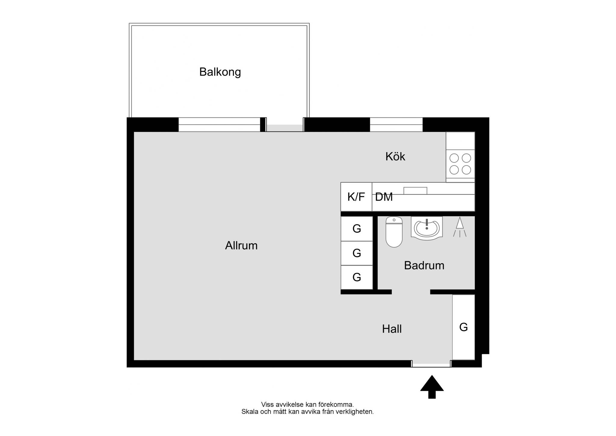 1 rum Lägenhet på Kungsängsgatan 36D Centrum Uppsala kommun - bild 14