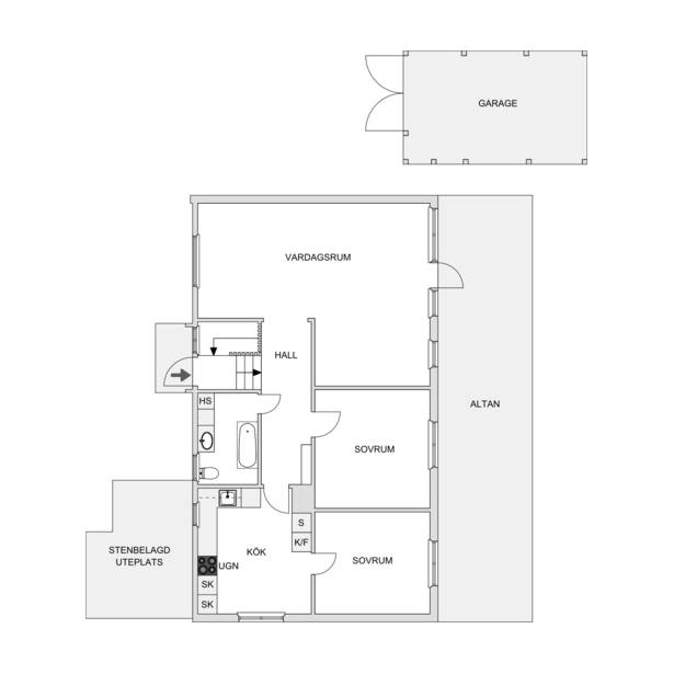 3 rum Villa på Öraholmavägen 14 Finja Hässleholms kommun - bild 21