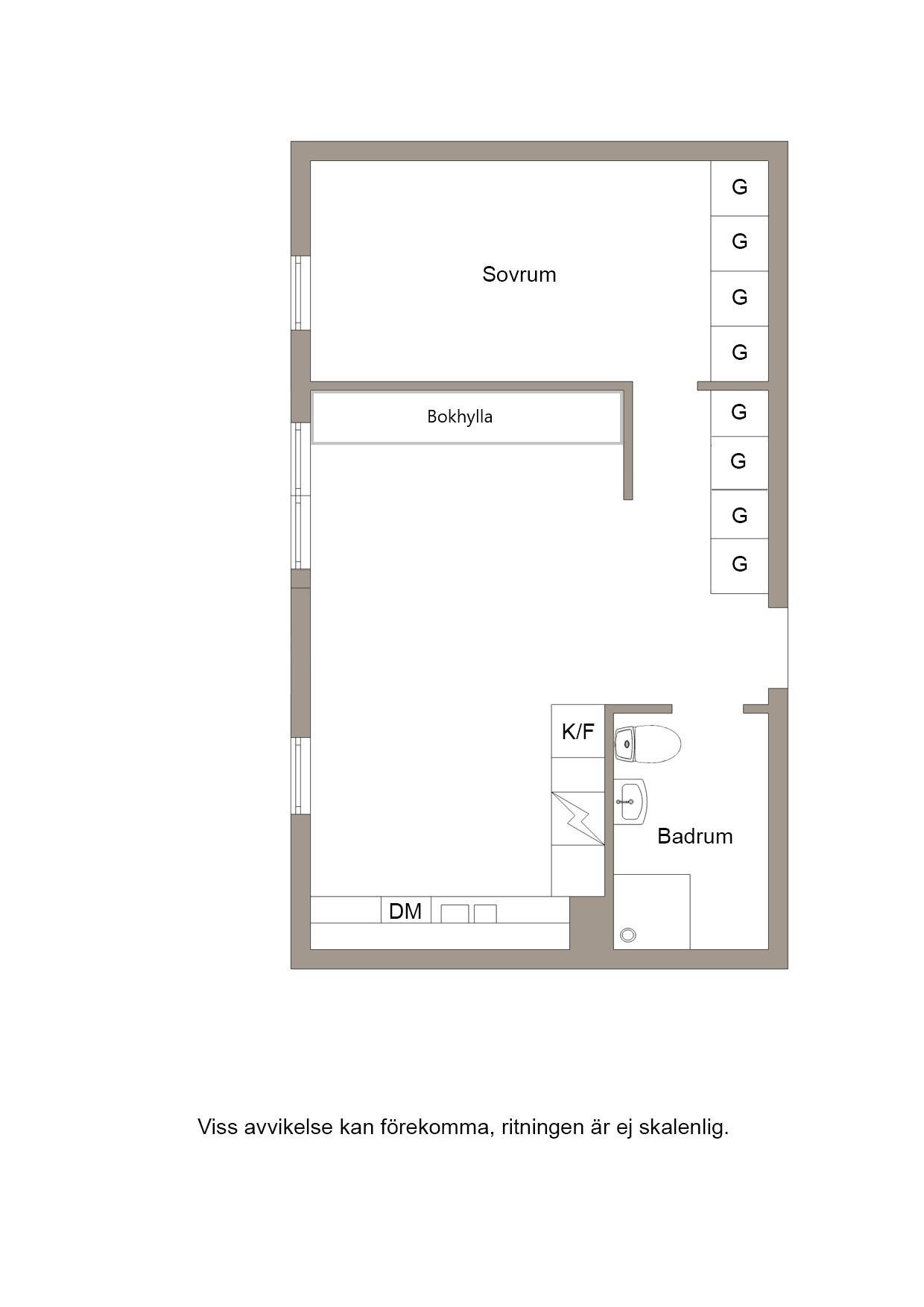 2 rum Lägenhet på Ruddammsgatan 38 Centralt Gävle kommun - bild 26