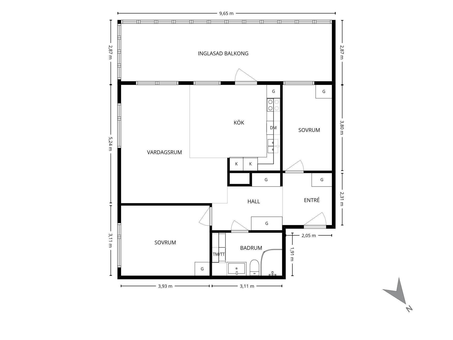 3 rum Lägenhet på Kellgrensgatan 23B Druvefors Borås kommun - bild 24