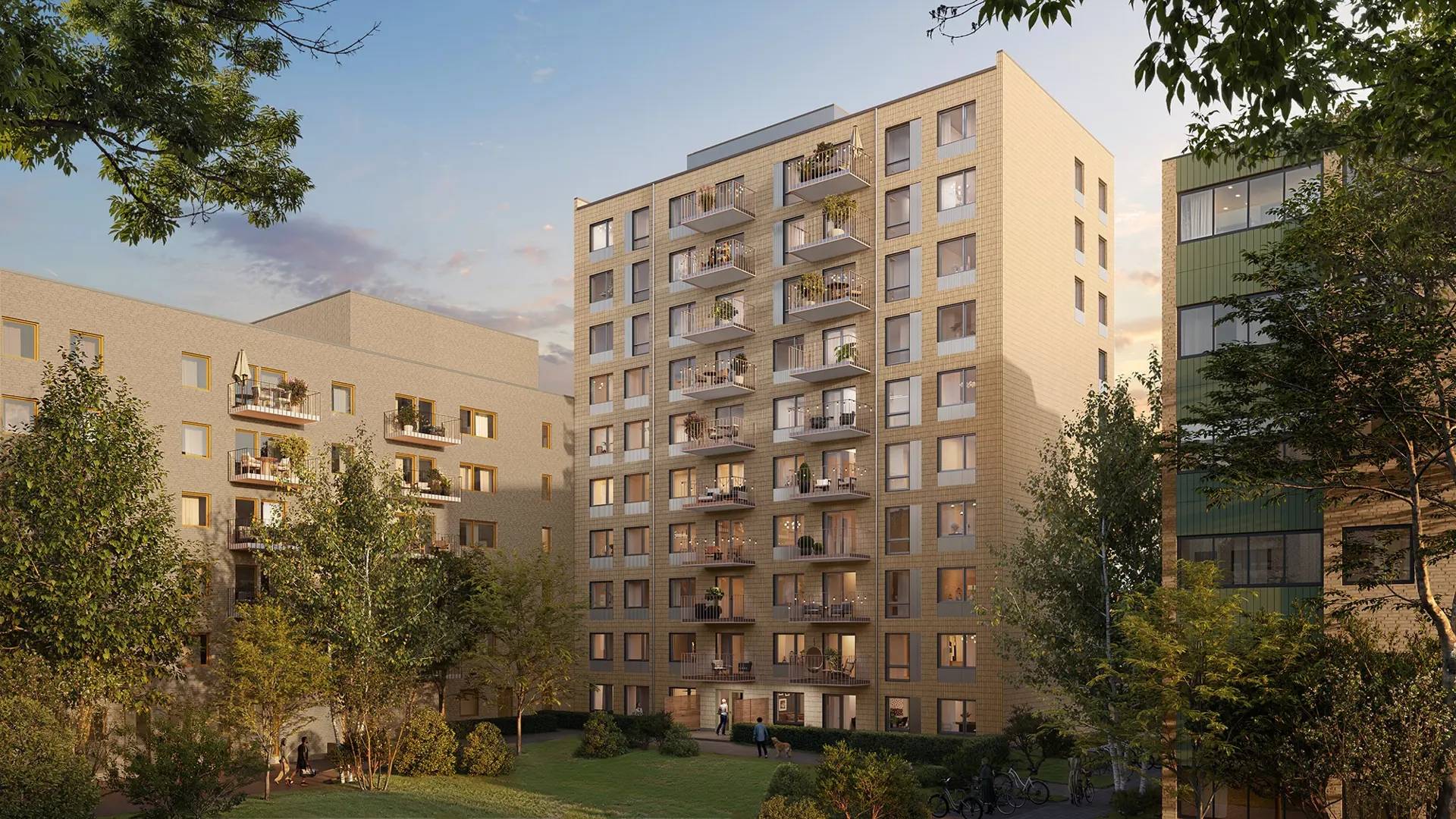 3 rum Lägenhet på Lorensborgsgatan 20 Bellevuegården Malmö kommun - bild 2