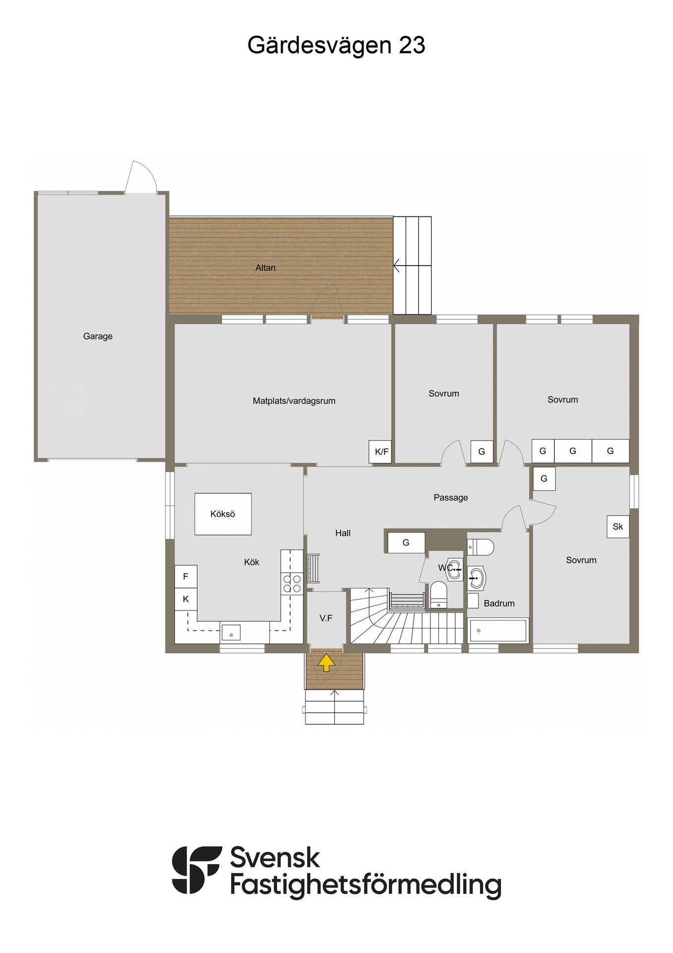 6 rum Villa på Gärdesvägen 23 Lombolo Kiruna kommun - bild 44