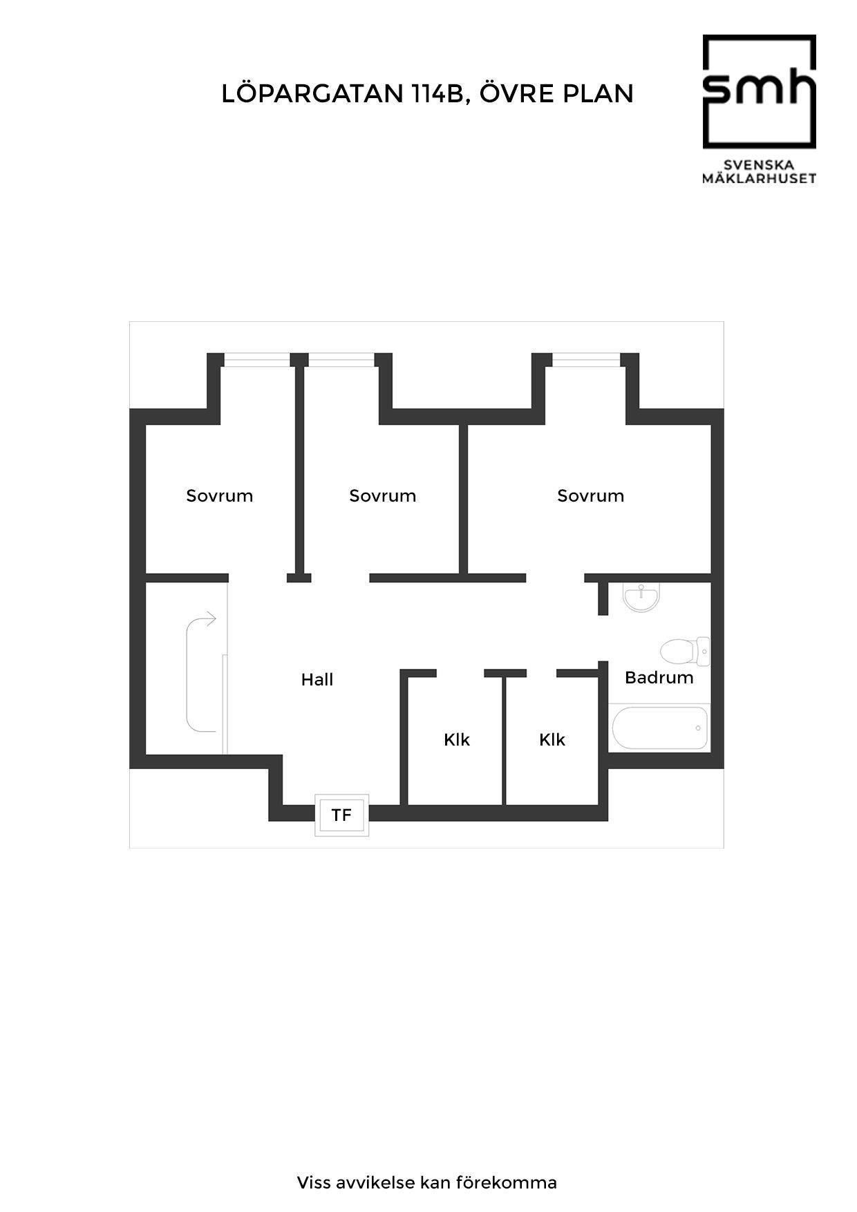 5 rum Radhus på Löpargatan 114B Tornet Landskrona kommun - bild 34