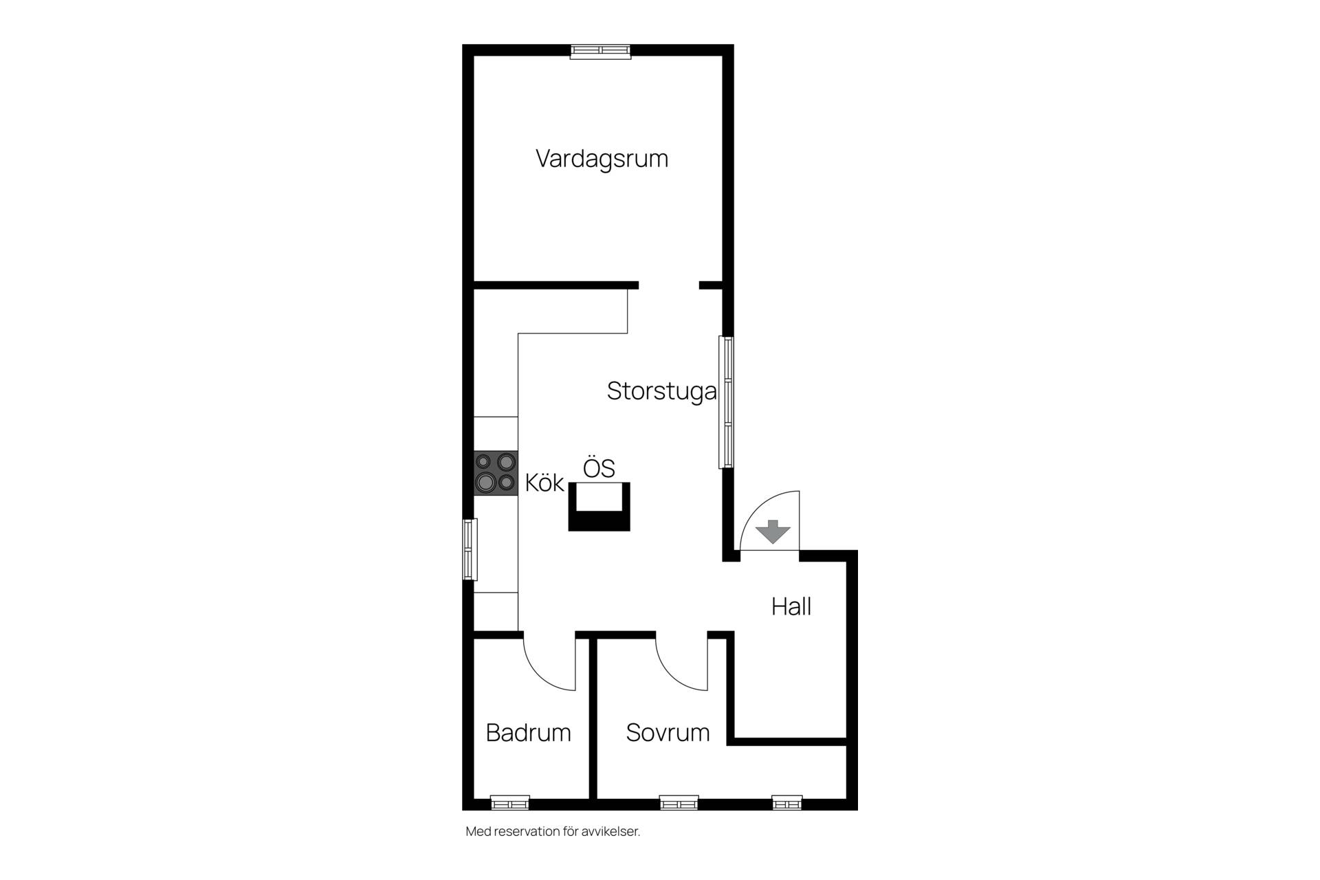 2 rum Villa på Largbacksvägen 86 Källsmora Norrtälje kommun - bild 33