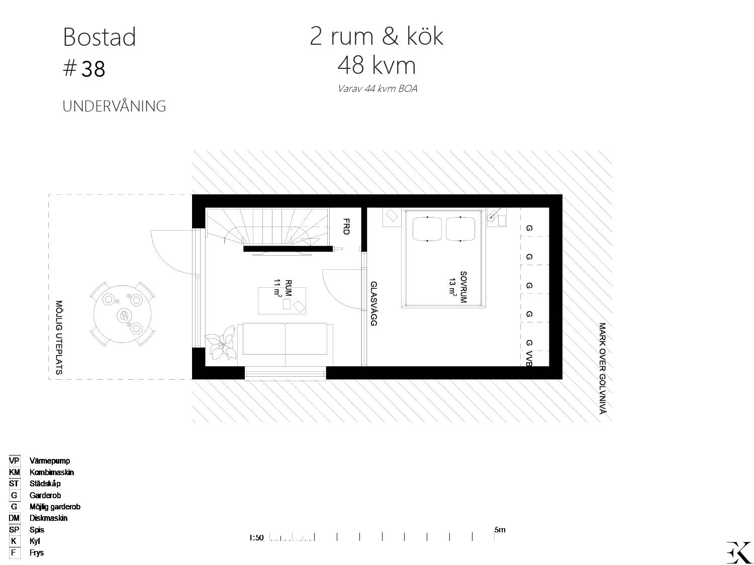 2 rum Parhus på Hermans backe 4 Vega Haninge kommun - bild 17