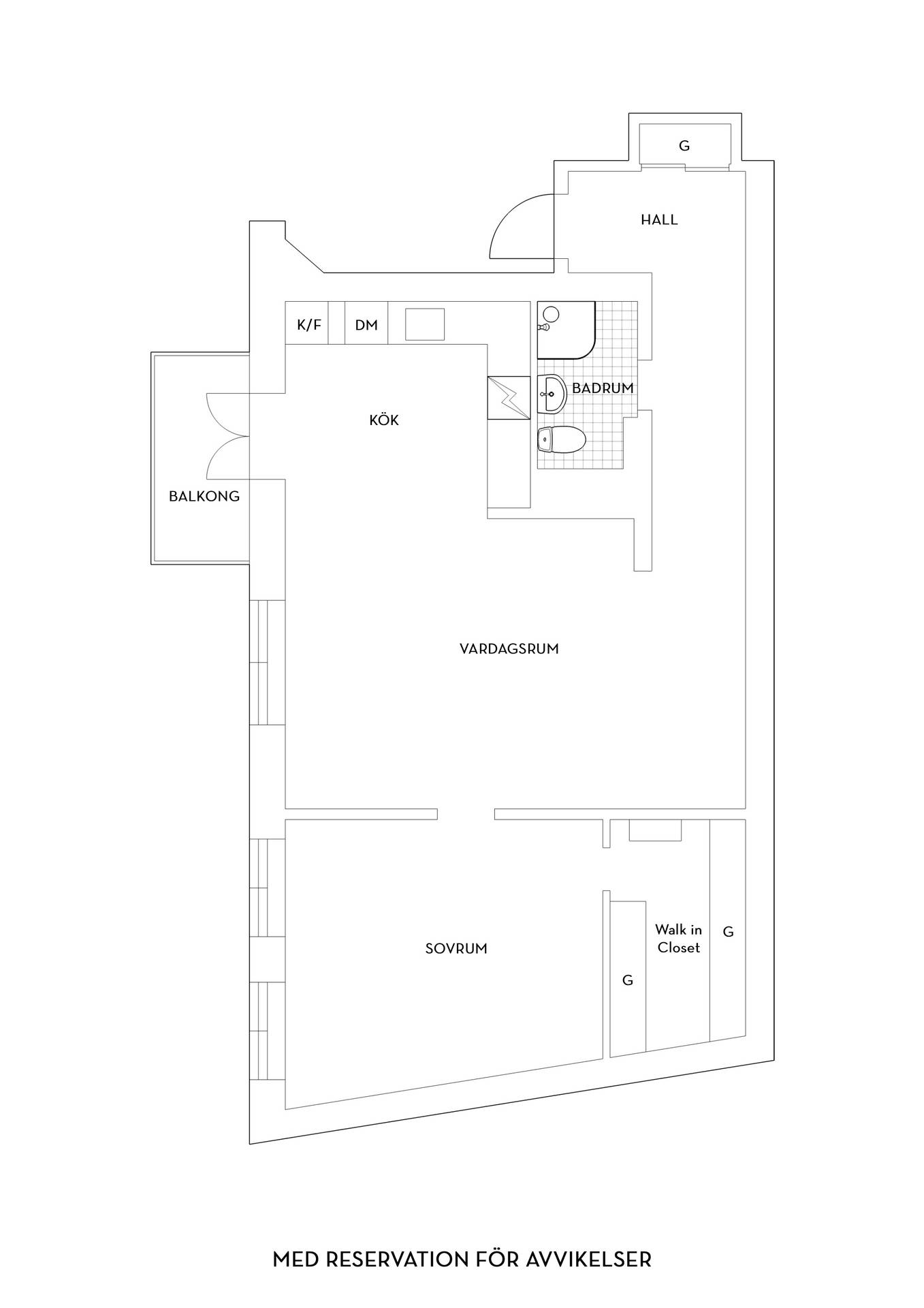 2 rum lägenhet på Kastellgatan 6B Linnéstaden, Göteborgs kommun - bild 5