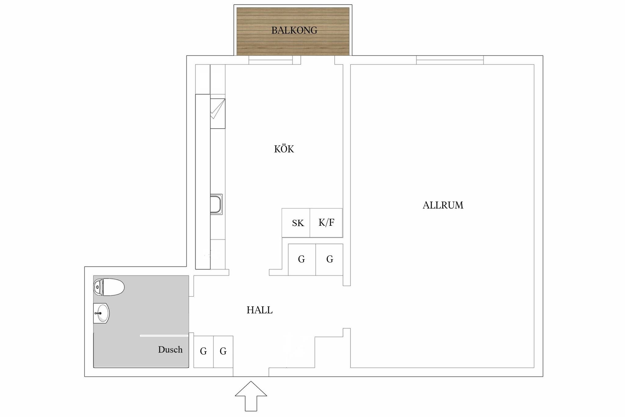 1 rum Lägenhet på Backgatan 23D Simrishamn Simrishamns kommun - bild 19