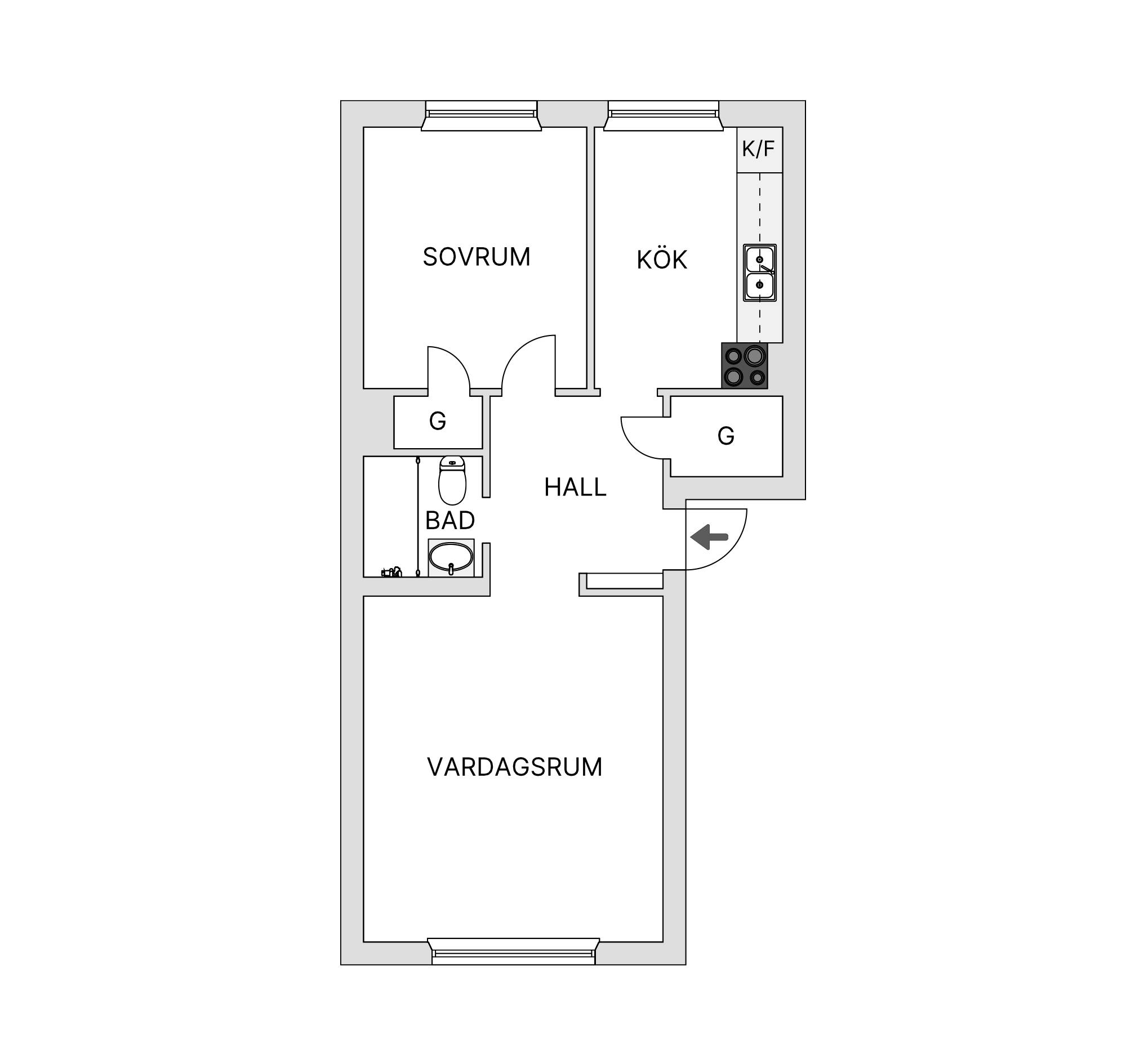 2 rum Lägenhet på Lönngatan 60B Lönngården Malmö kommun - bild 13