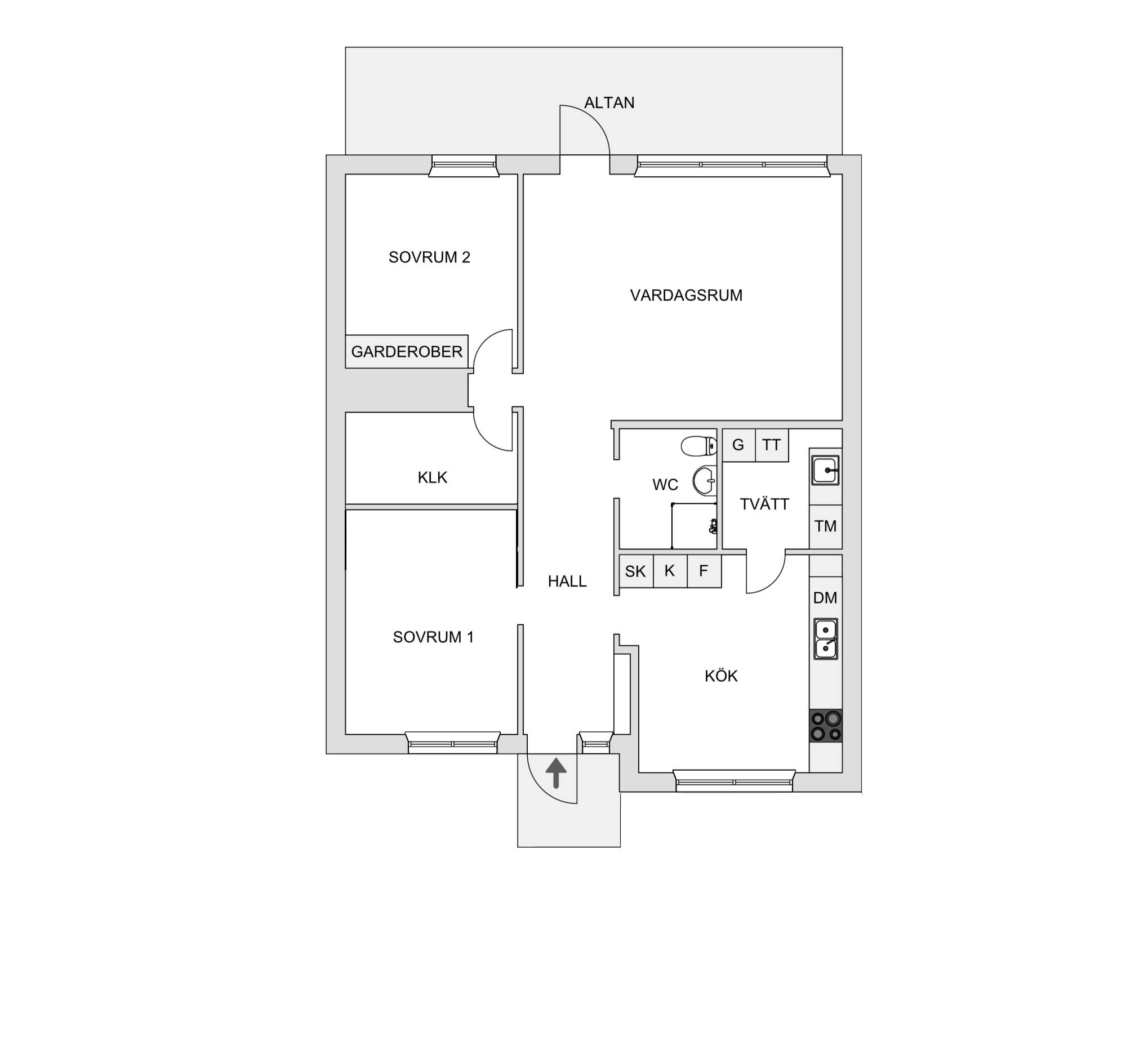 3 rum Lägenhet på Kvistgatan 9 Anderstorp Skellefteå kommun - bild 18