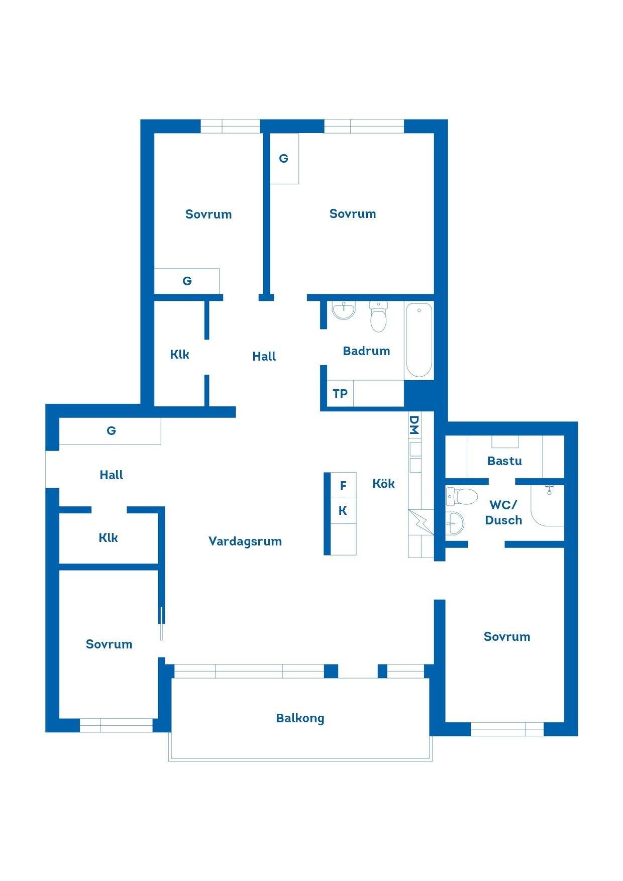 5 rum Lägenhet på Norra Centralgatan 12 Gävle Centrum Gävle kommun - bild 52