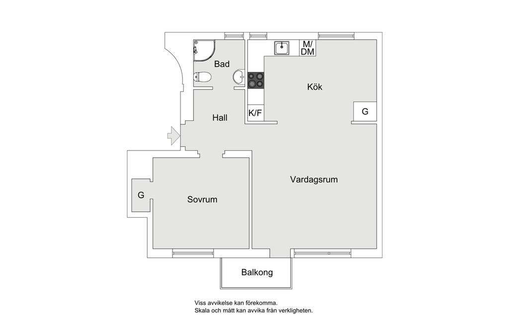 2 rum Lägenhet på Kinnekullevägen 53, 2tr Bromma - Traneberg Stockholms kommun - bild 14