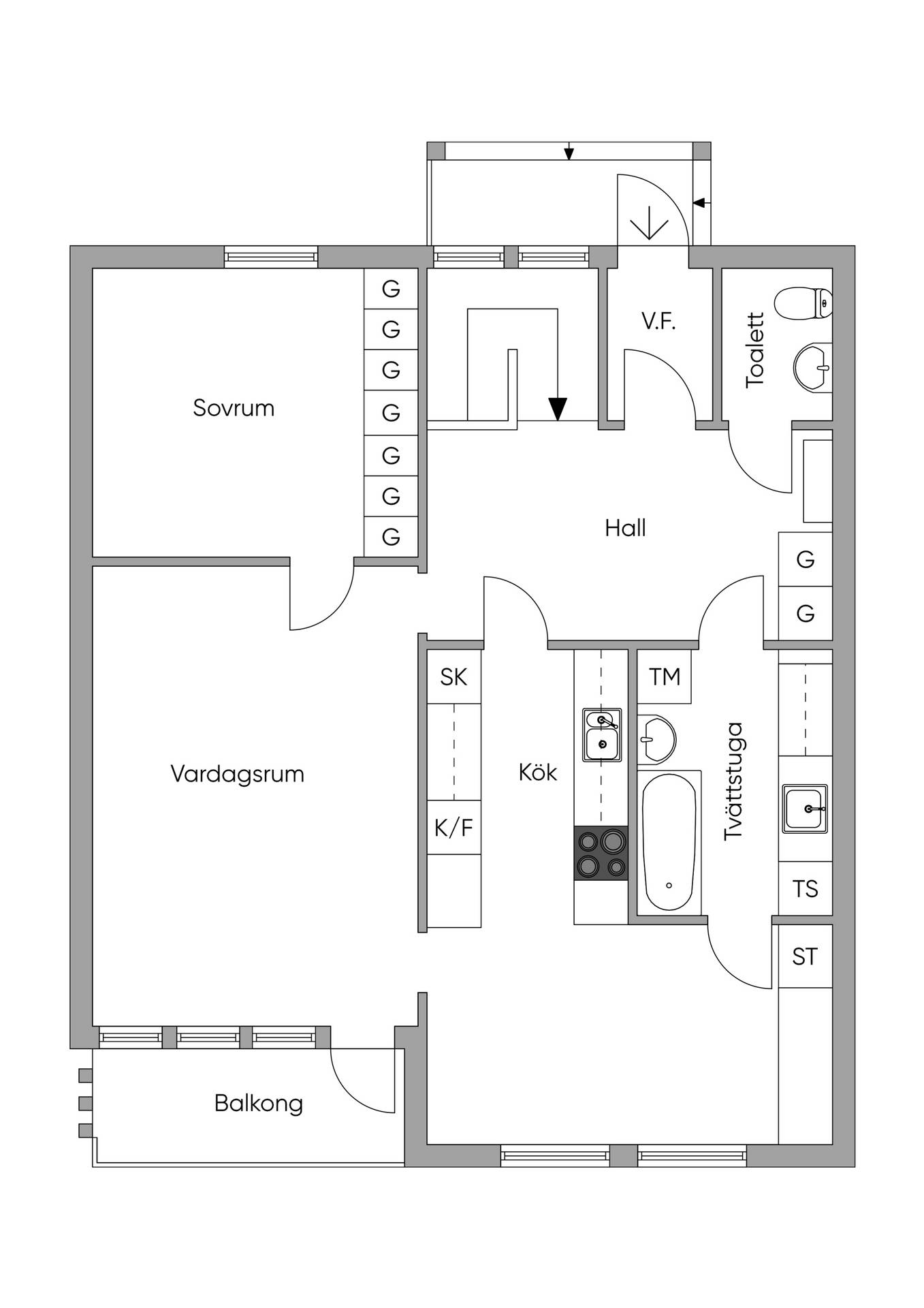 5 rum Villa på Lyckostigen 3 Malmberget Gällivare kommun - bild 23