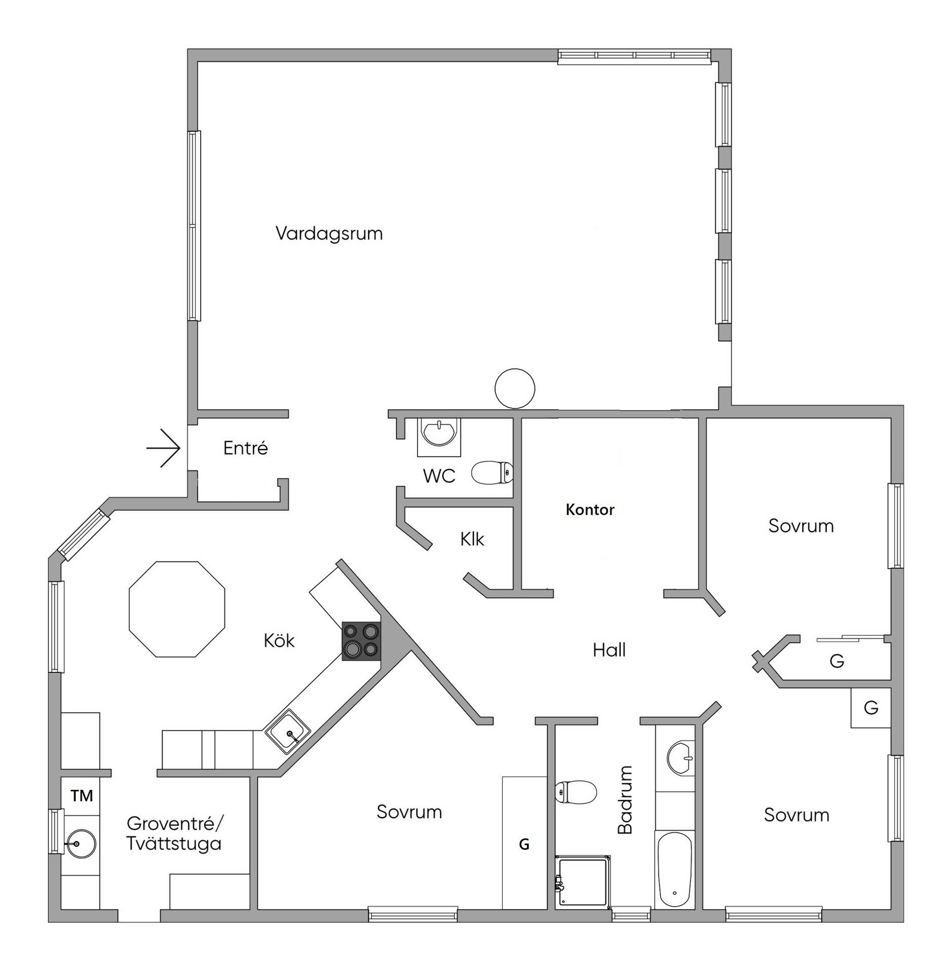 4 rum Villa på Kornsparvsgatan 1 Billesholm Bjuvs kommun - bild 25
